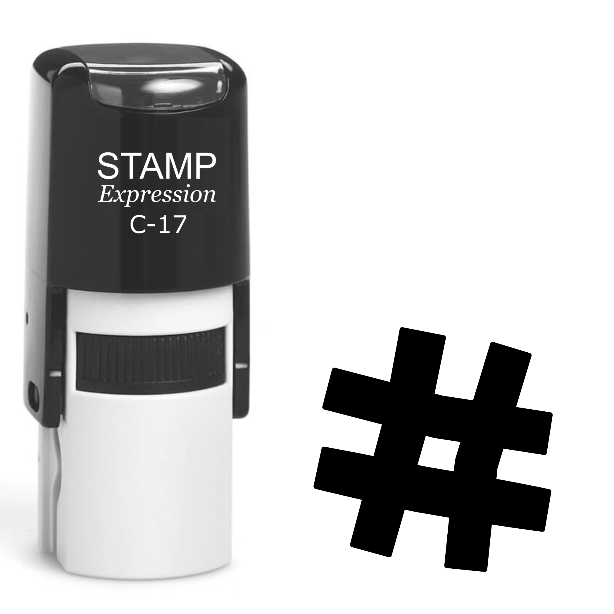 Hashtag Self Inking Rubber Stamp (SH-62282)