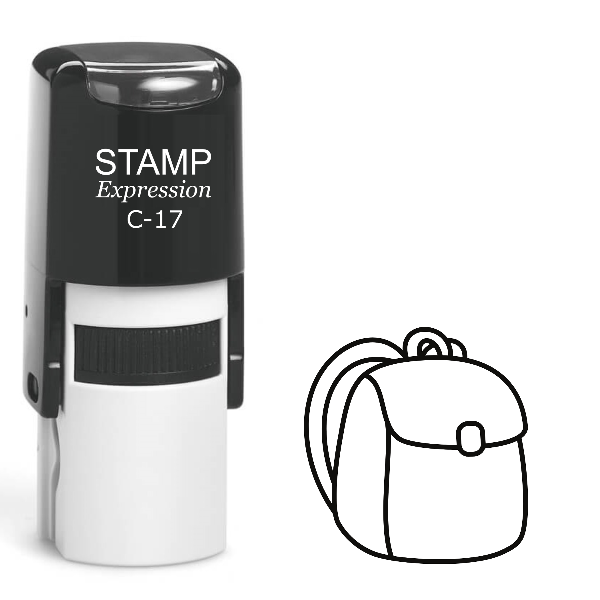 Backpack Self Inking Rubber Stamp (SH-62284)