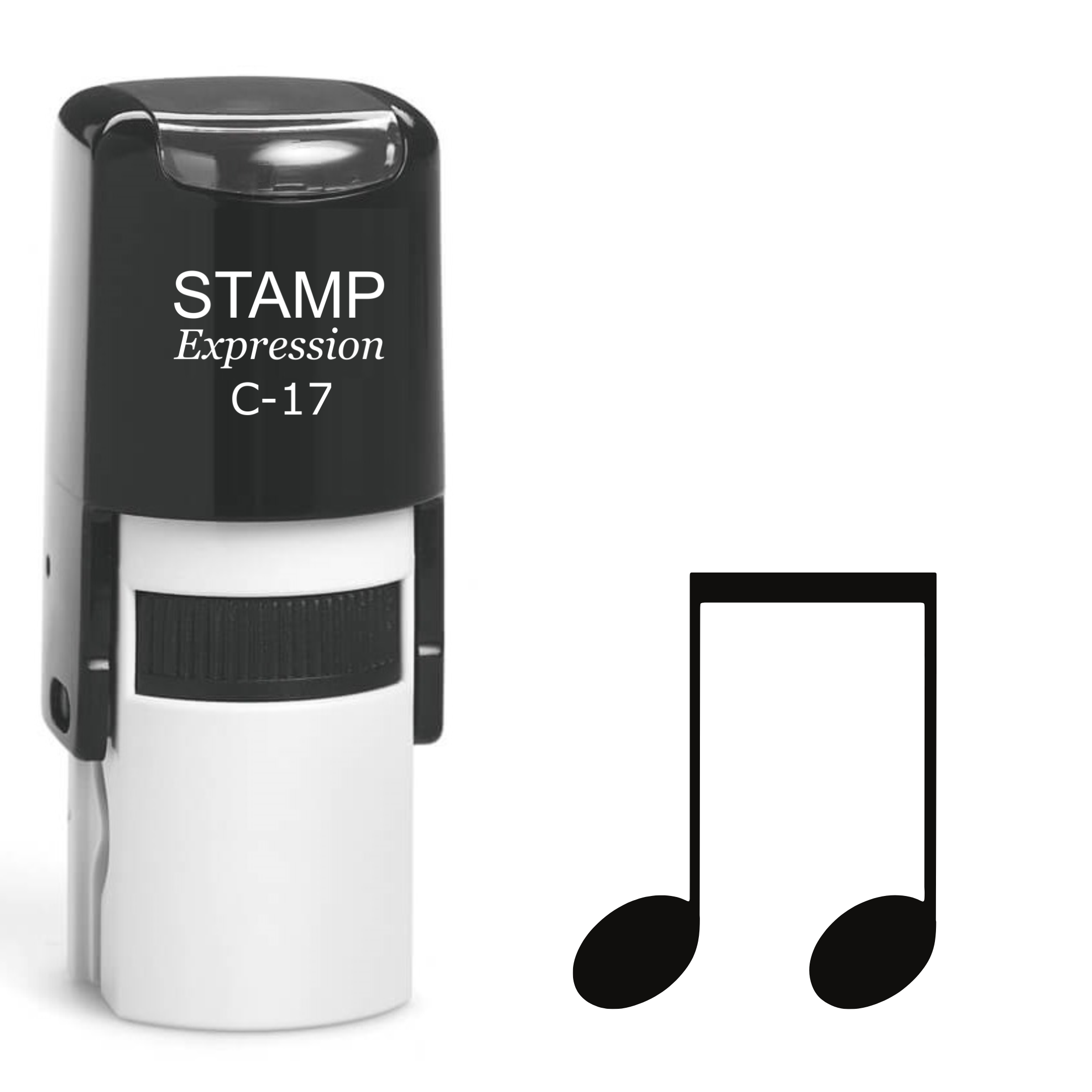 Music Note Self Inking Rubber Stamp (SH-62288)