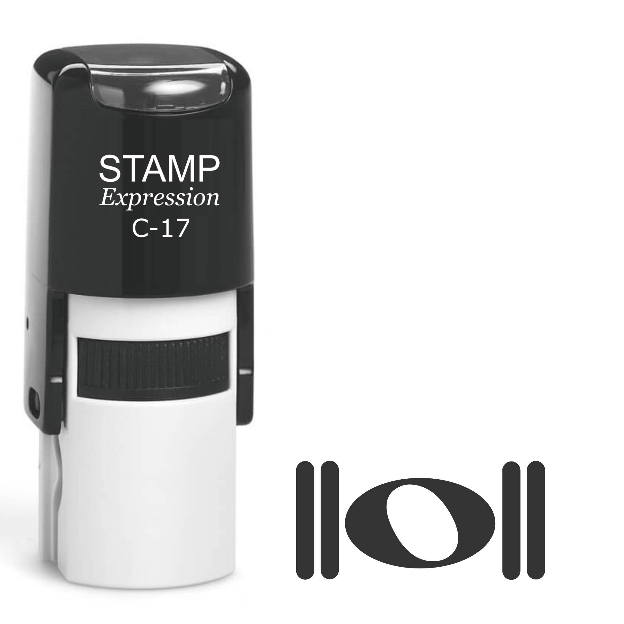 Breve Double Whole Note Music Symbol Self Inking Rubber Stamp (SH-62294)