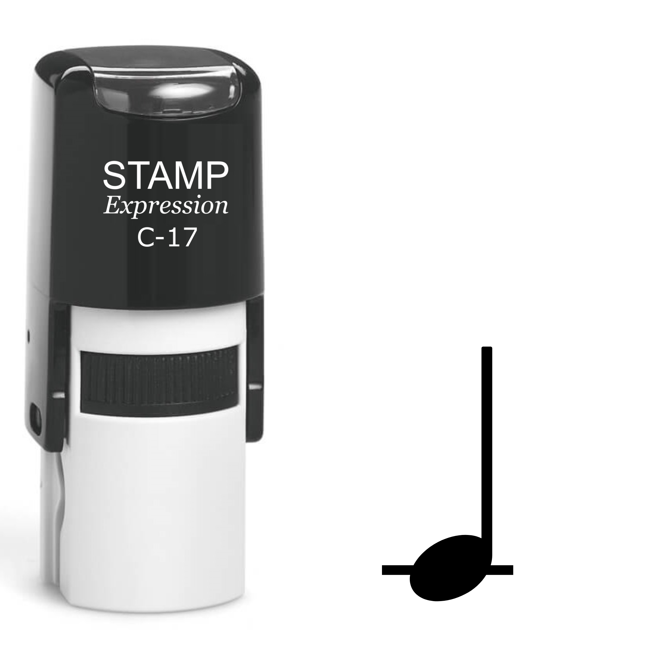 Music Note Self Inking Rubber Stamp (SH-62297)