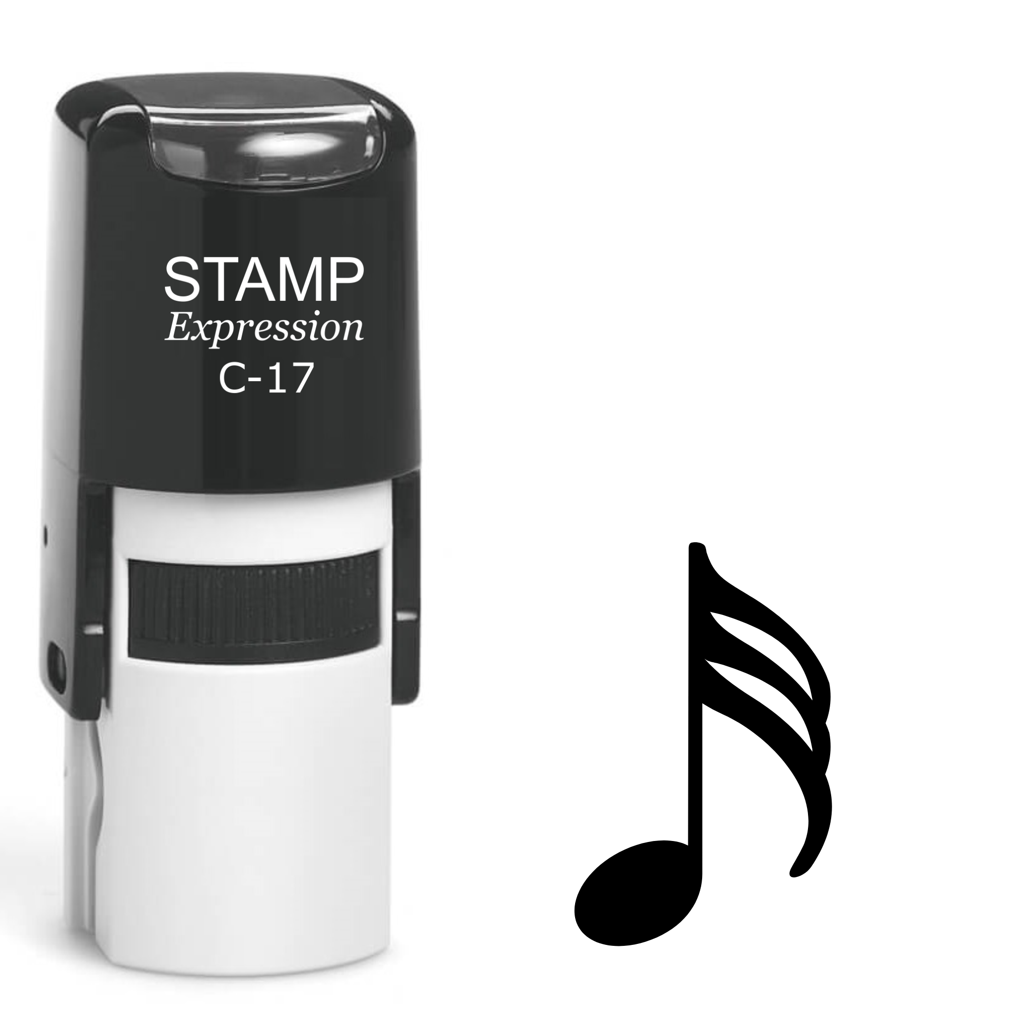 Demisemiquaver Thirty-Second Music Note Self Inking Rubber Stamp (SH-62298)