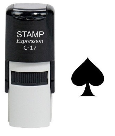 Spade Swimmer Self Inking Rubber Stamp (SH-6230)