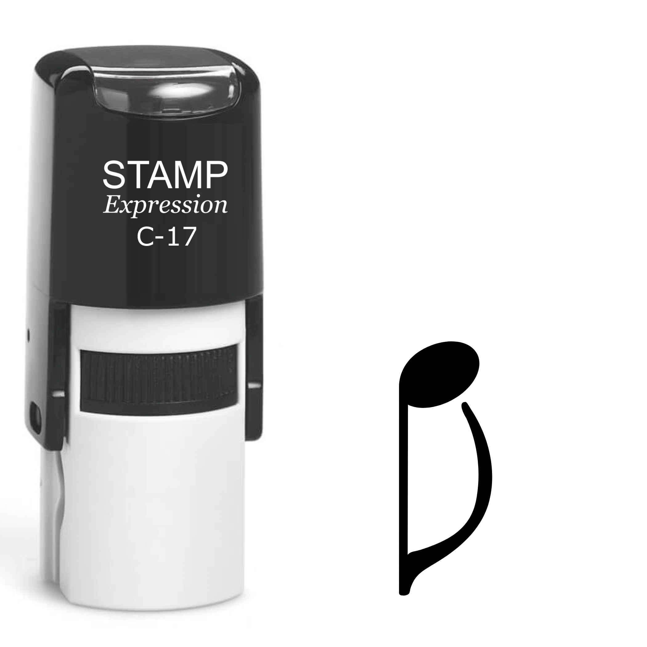 Music Note Self Inking Rubber Stamp (SH-62301)