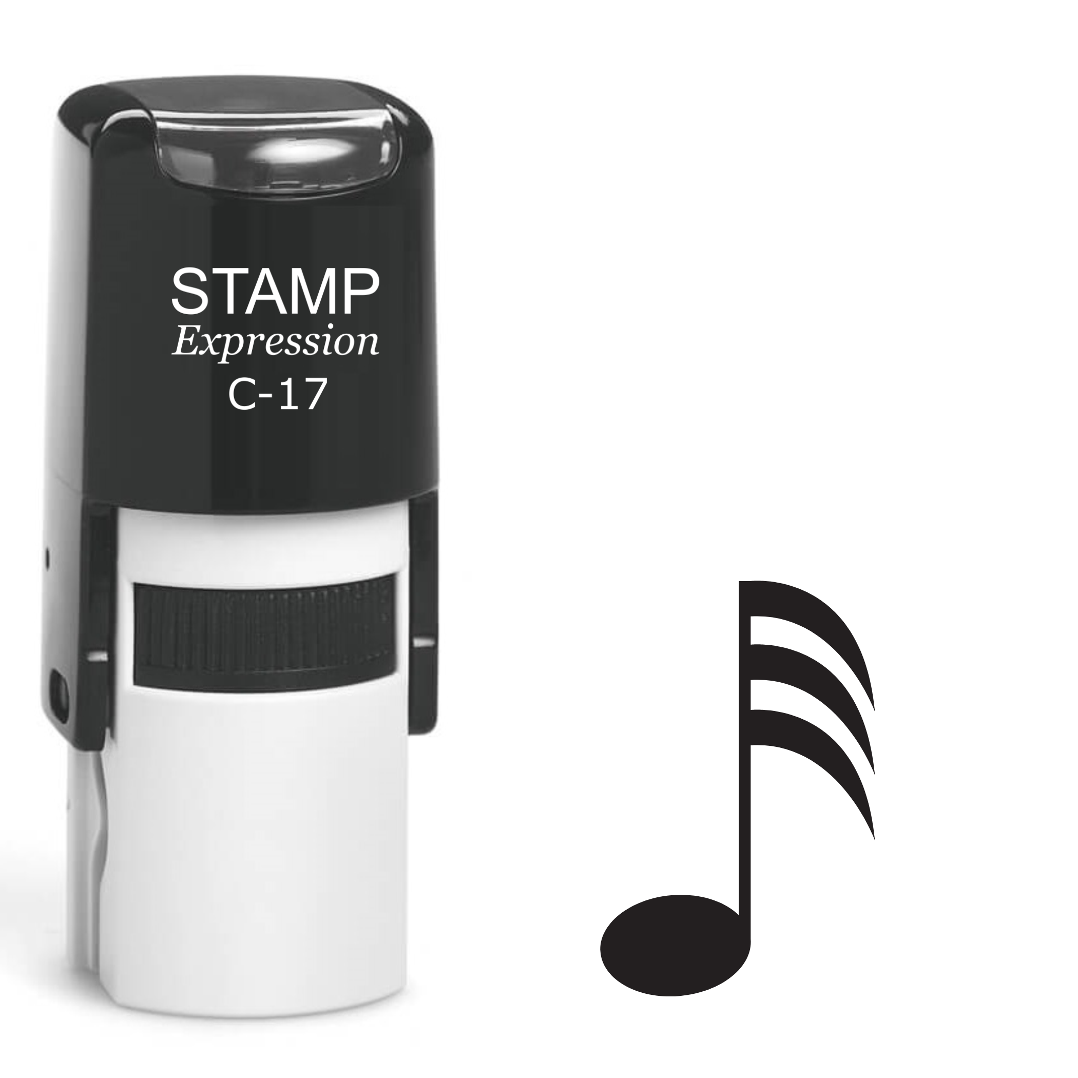 Music Note Self Inking Rubber Stamp (SH-62303)