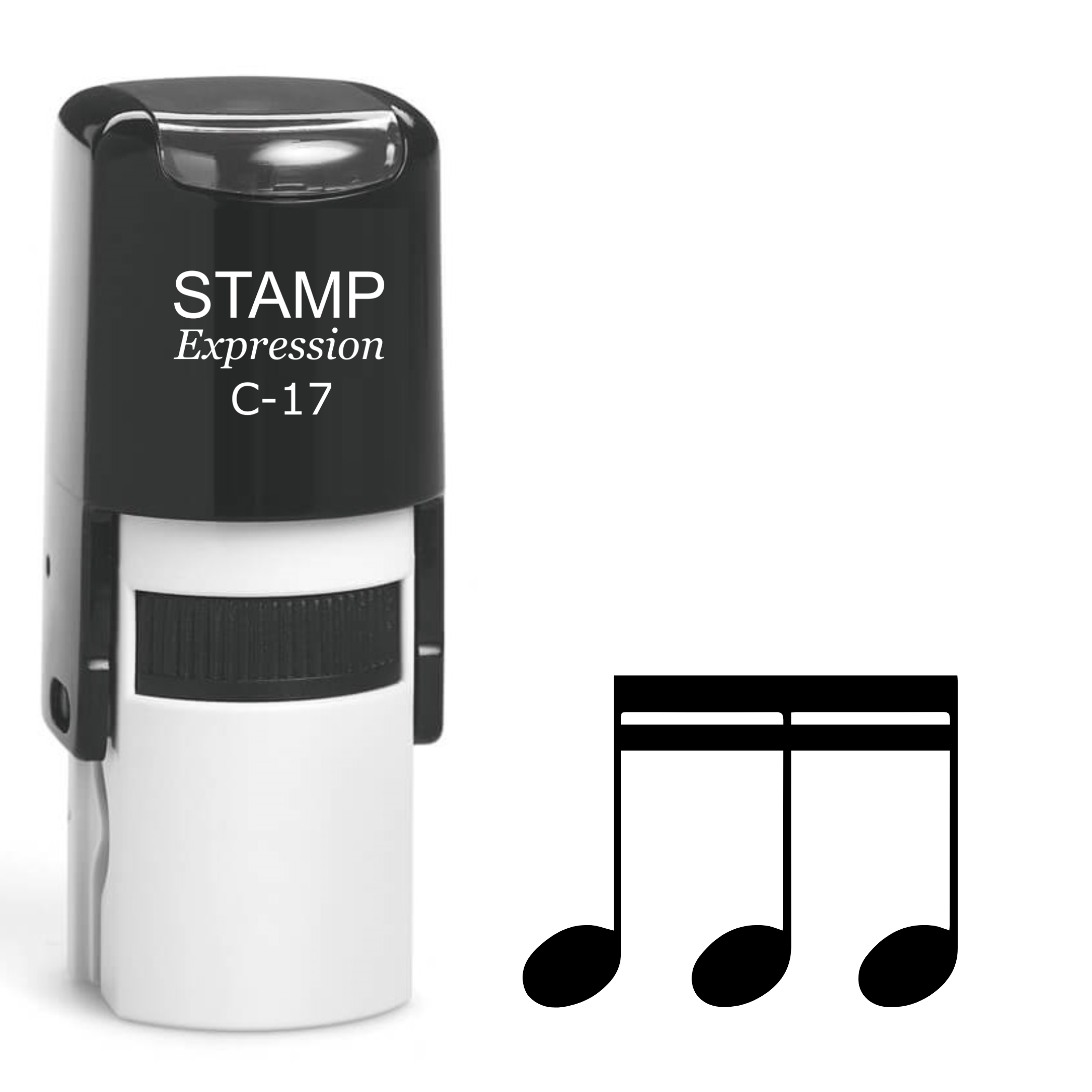 Music Note Self Inking Rubber Stamp (SH-62304)