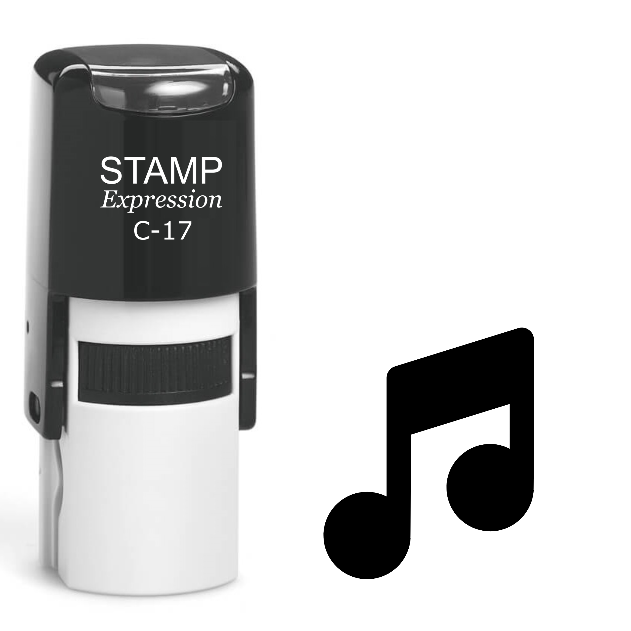 Music Note Self Inking Rubber Stamp (SH-62305)