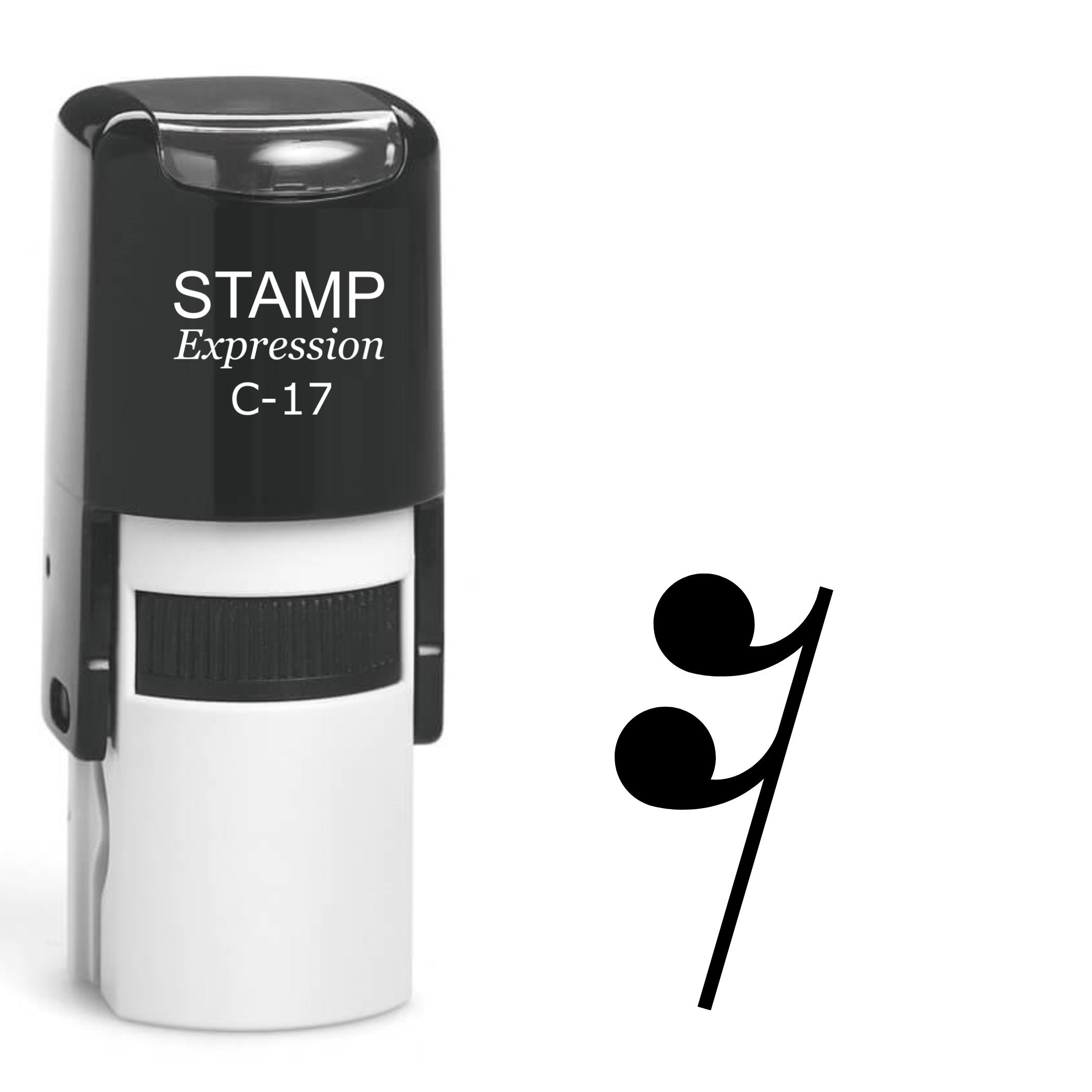 Sixteenth Rest Music Symbol Self Inking Rubber Stamp (SH-62308)