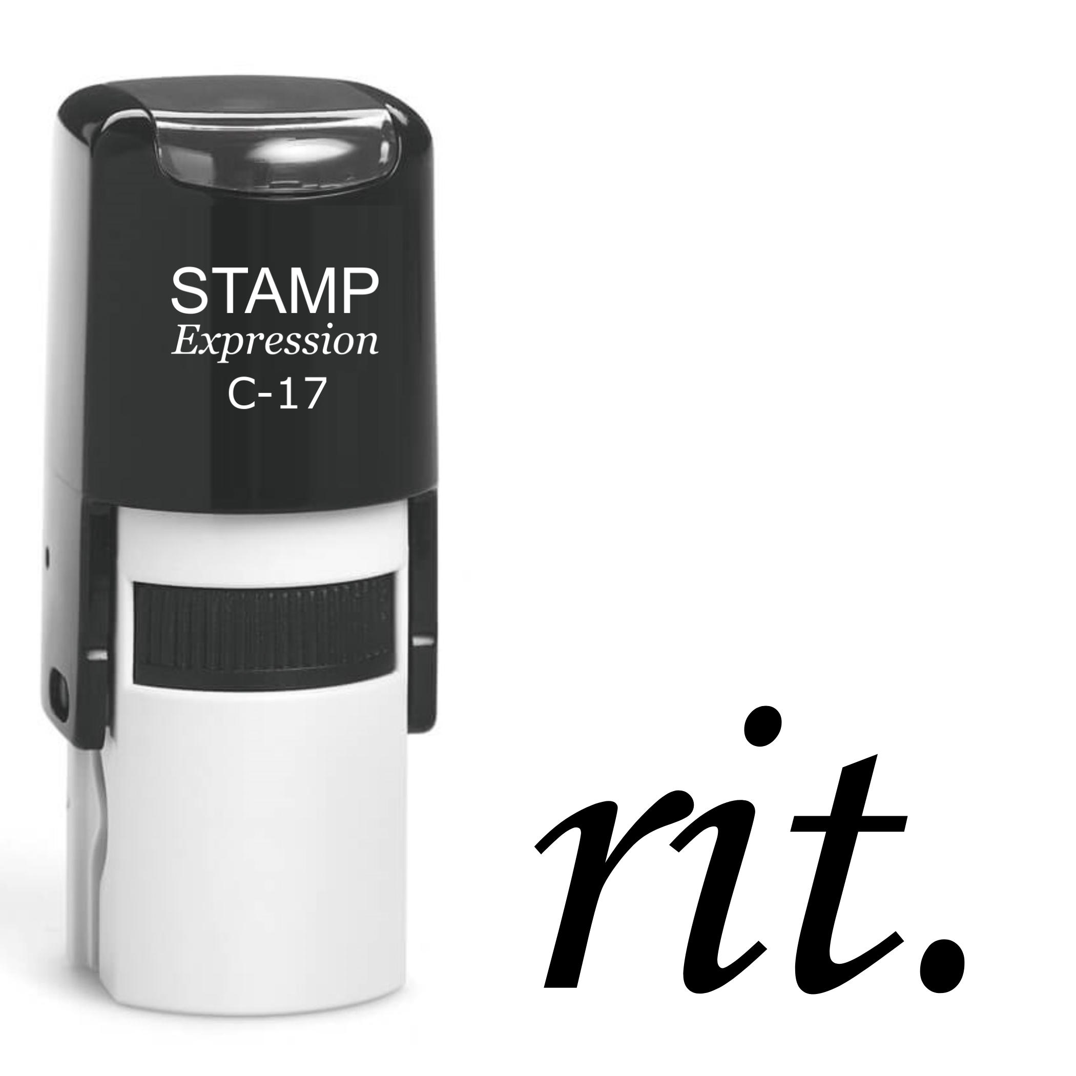 Ritardando Music Note Self Inking Rubber Stamp (SH-62311)