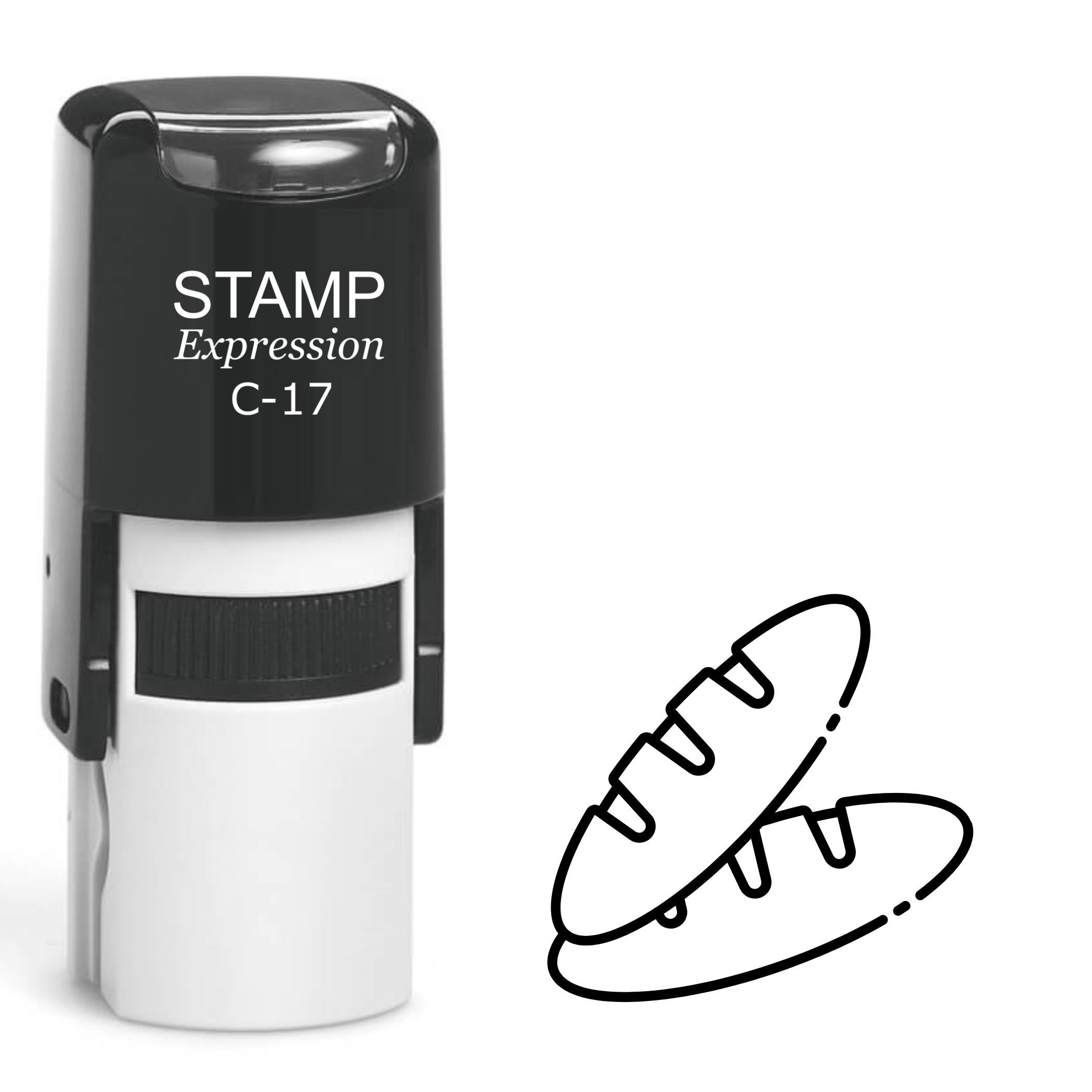 Bread Self Inking Rubber Stamp (SH-62317)