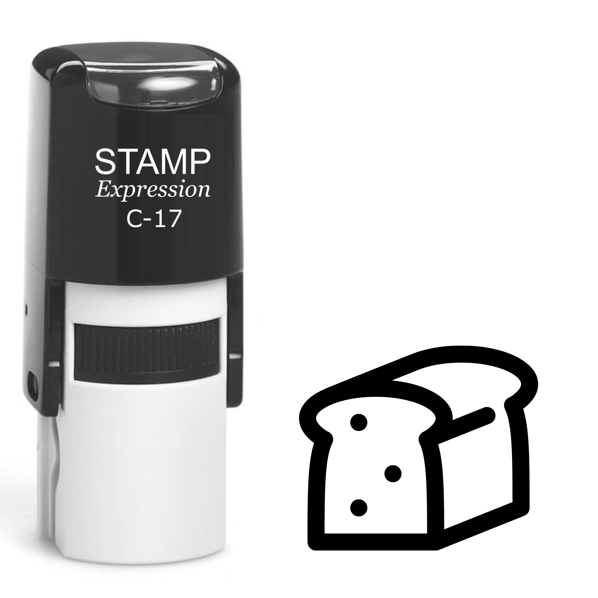 Loaf of Bread Self Inking Rubber Stamp (SH-62318)