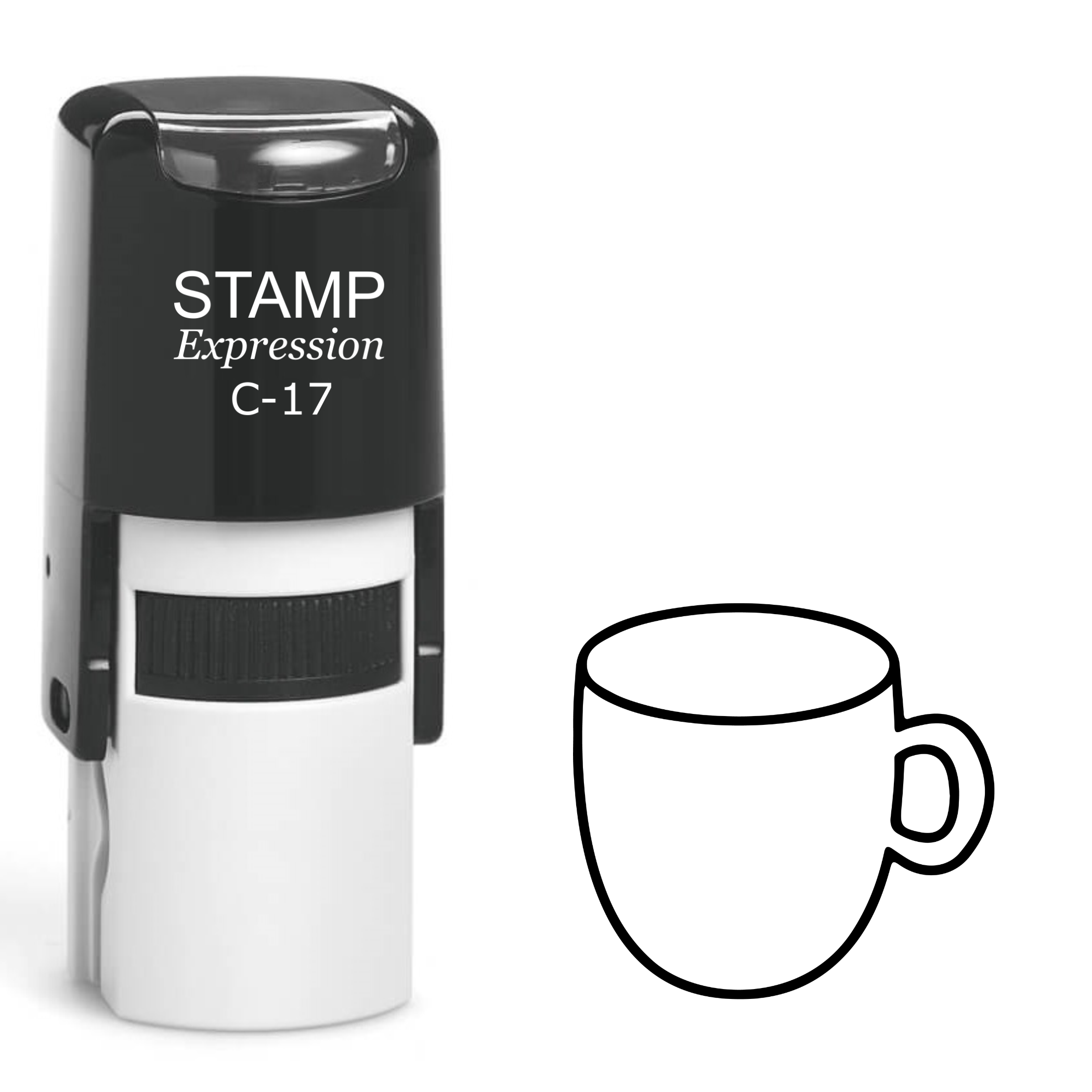 Coffee Cup Self Inking Rubber Stamp (SH-62323)