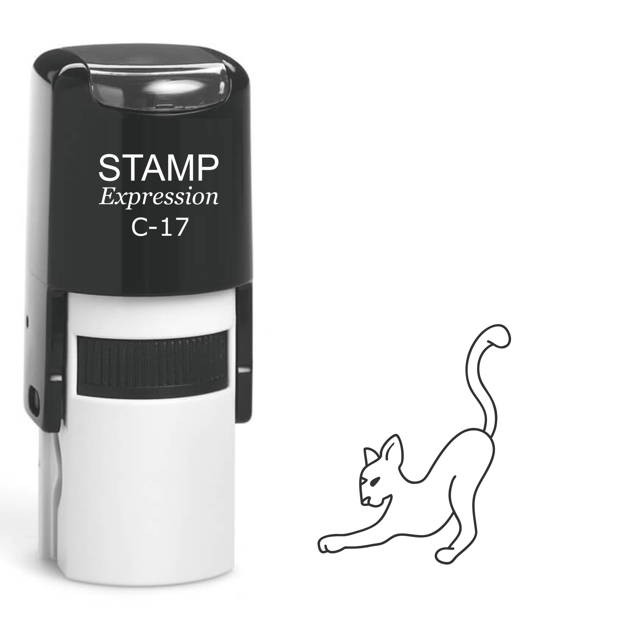 Cat Self Inking Rubber Stamp (SH-62330)