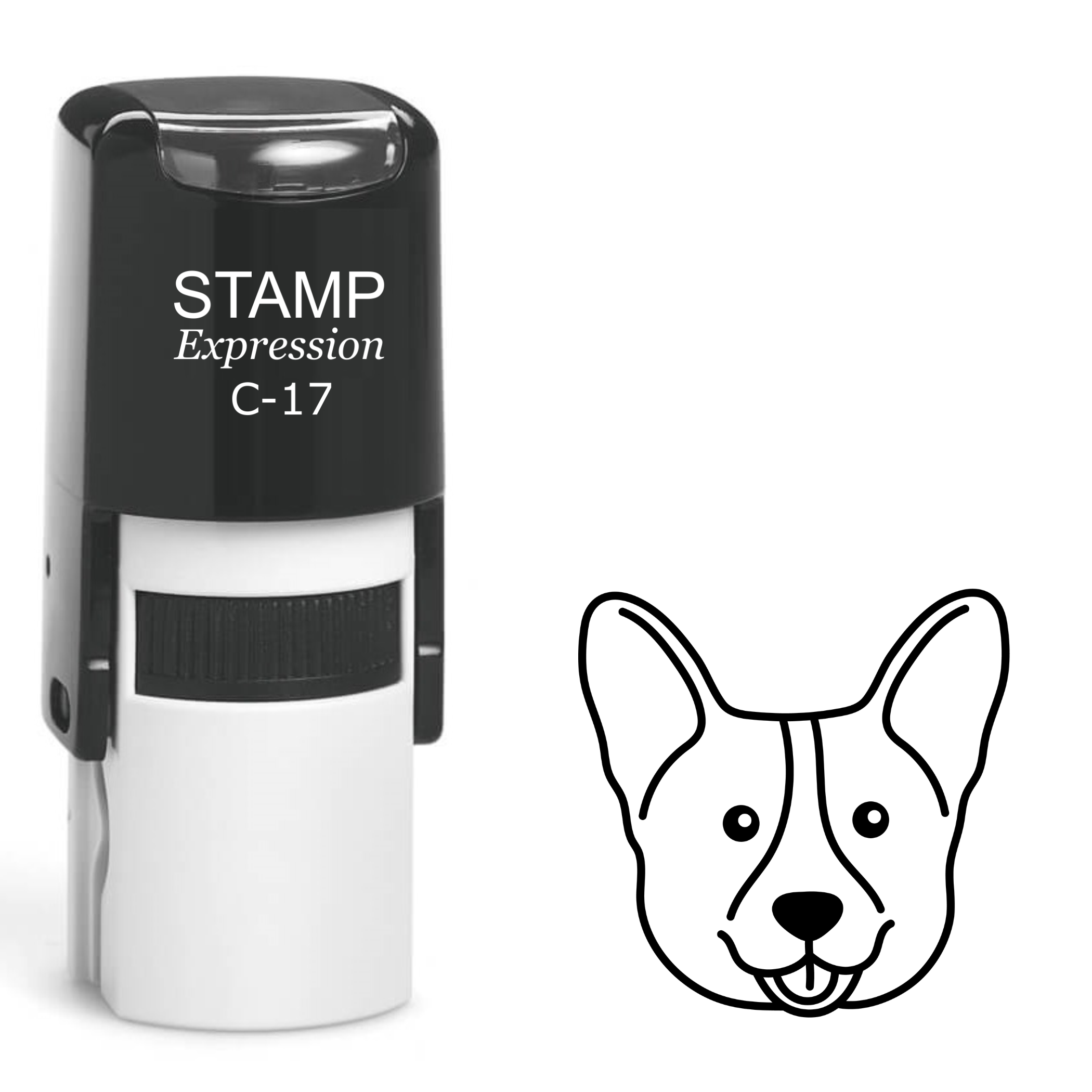 Dog Self Inking Rubber Stamp (SH-62334)