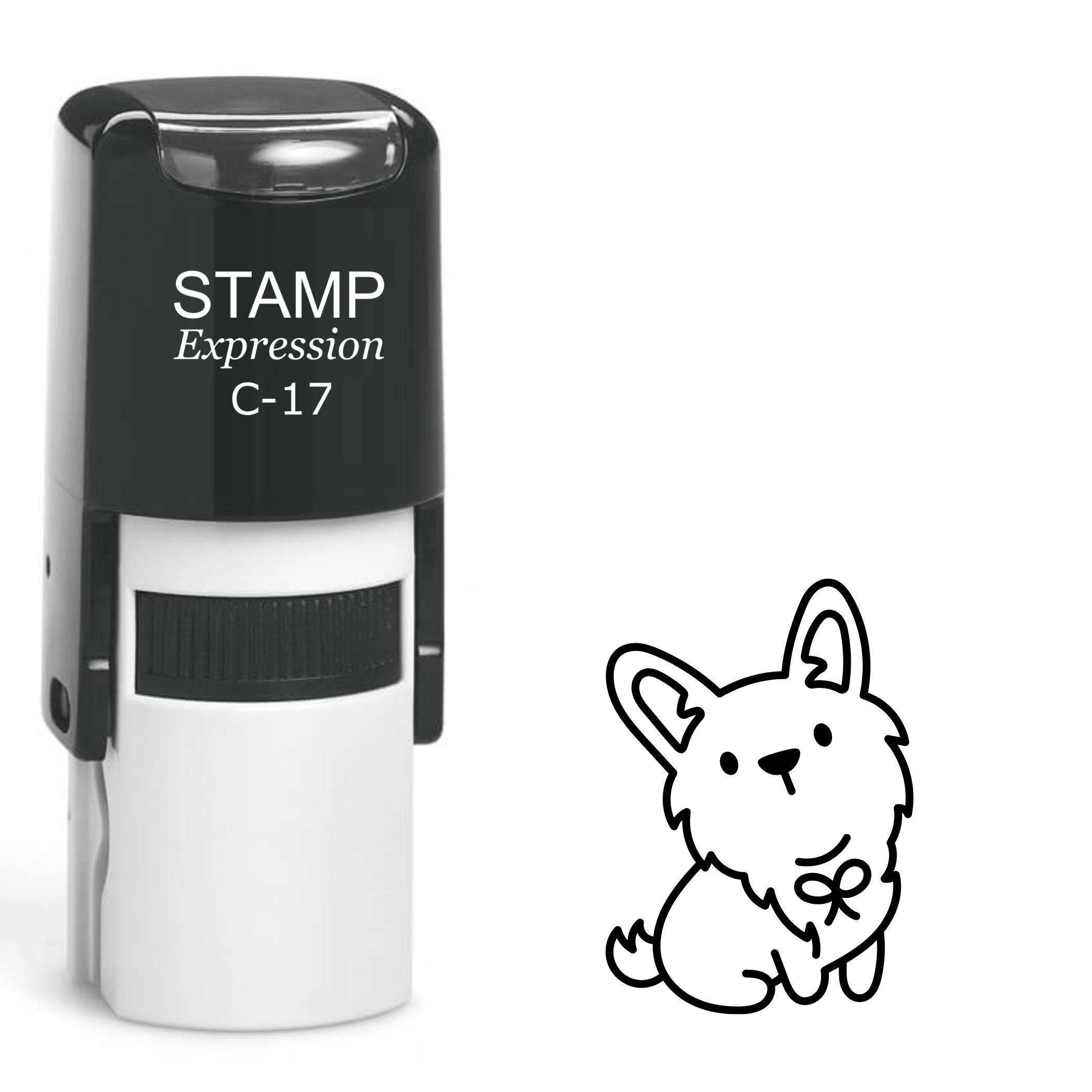 Dog Self Inking Rubber Stamp (SH-62336)