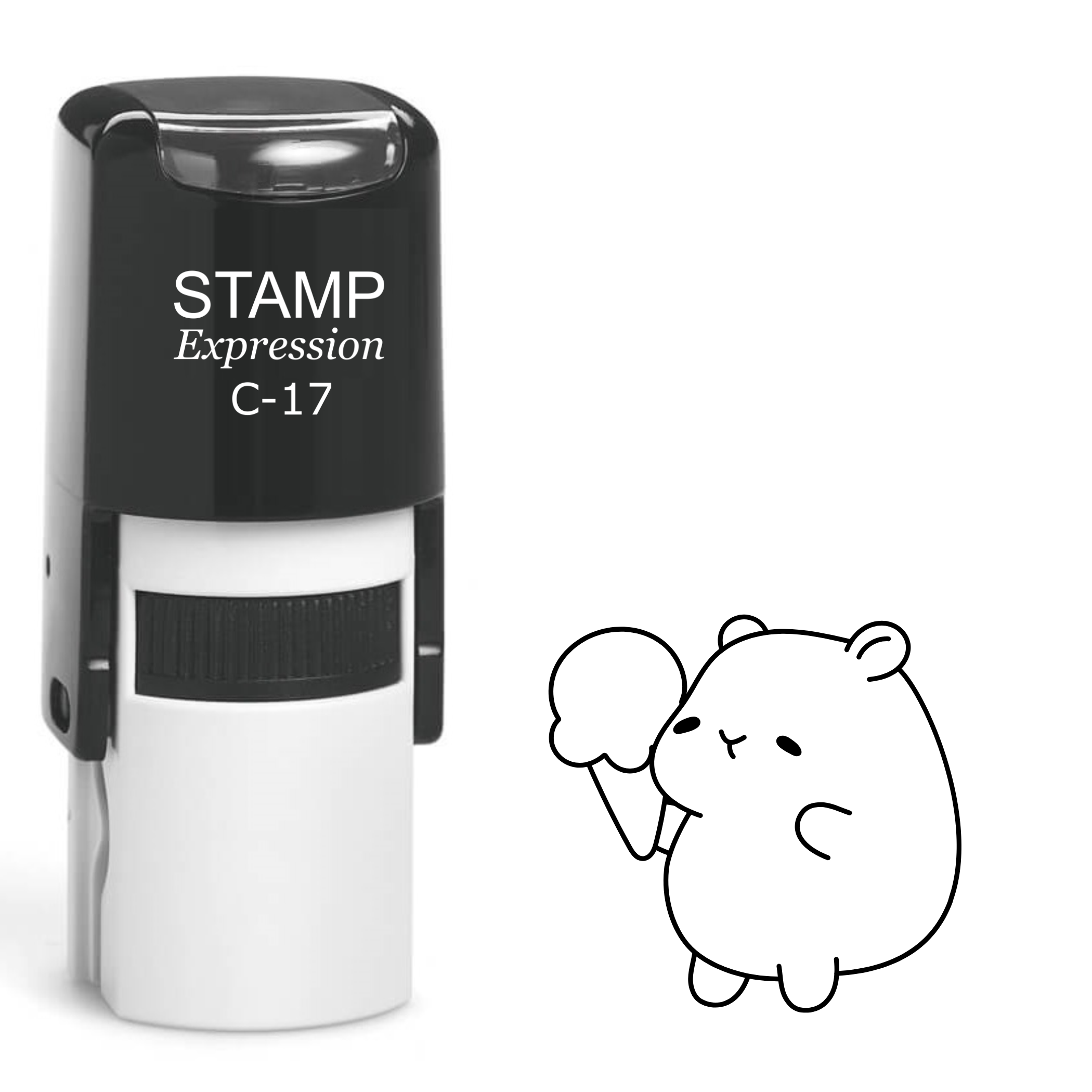 Hamster Self Inking Rubber Stamp (SH-62337)