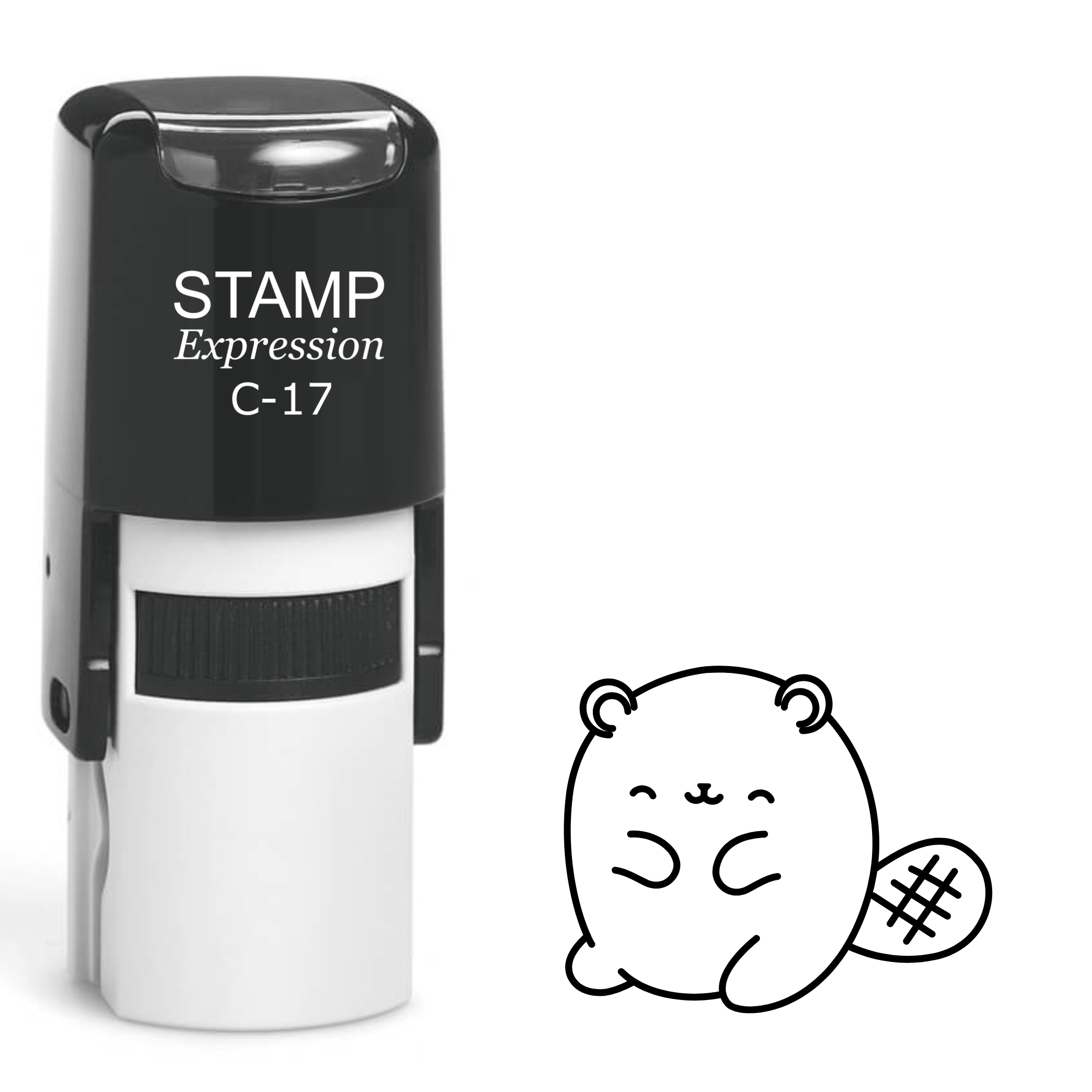 Baby Beaver Self Inking Rubber Stamp (SH-62338)