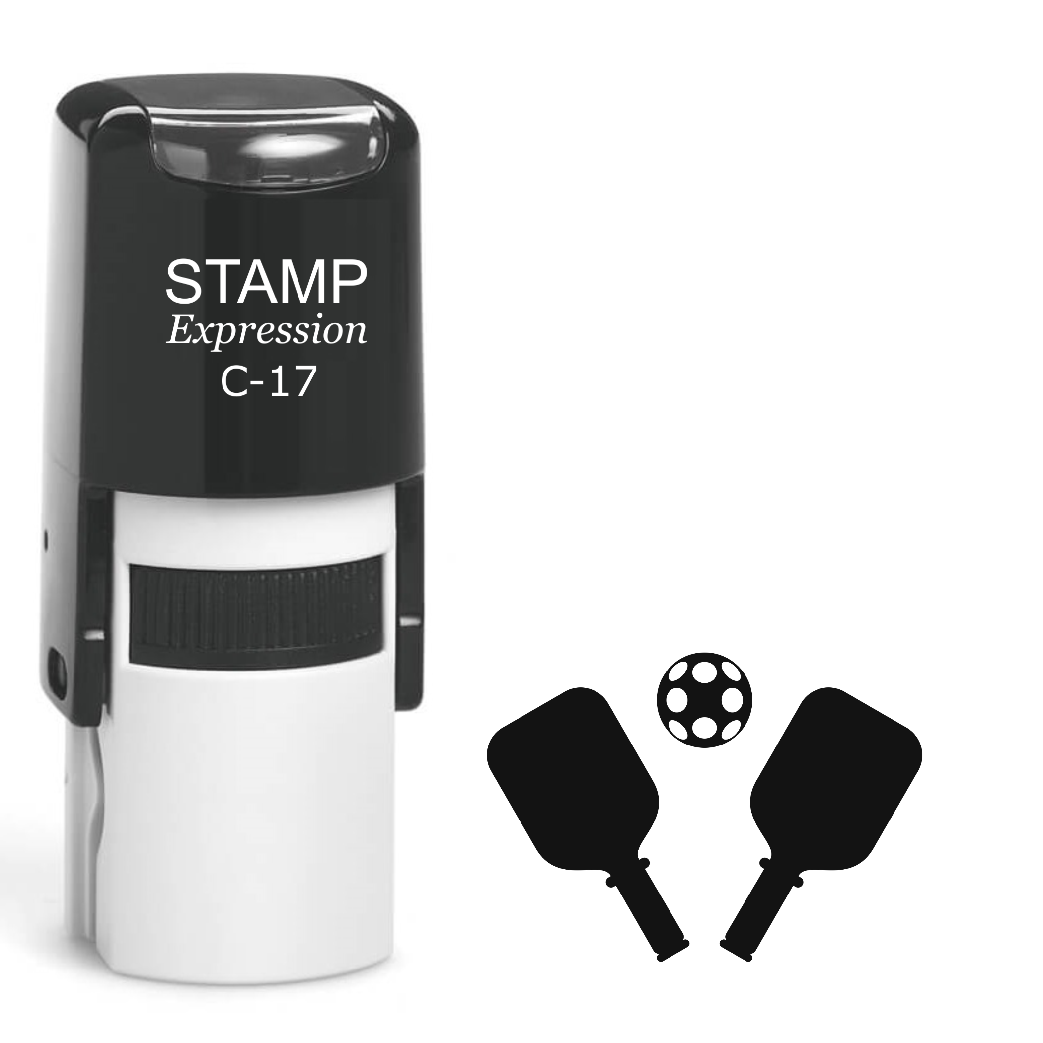 Pickleball Paddles Self Inking Rubber Stamp (SH-62353)