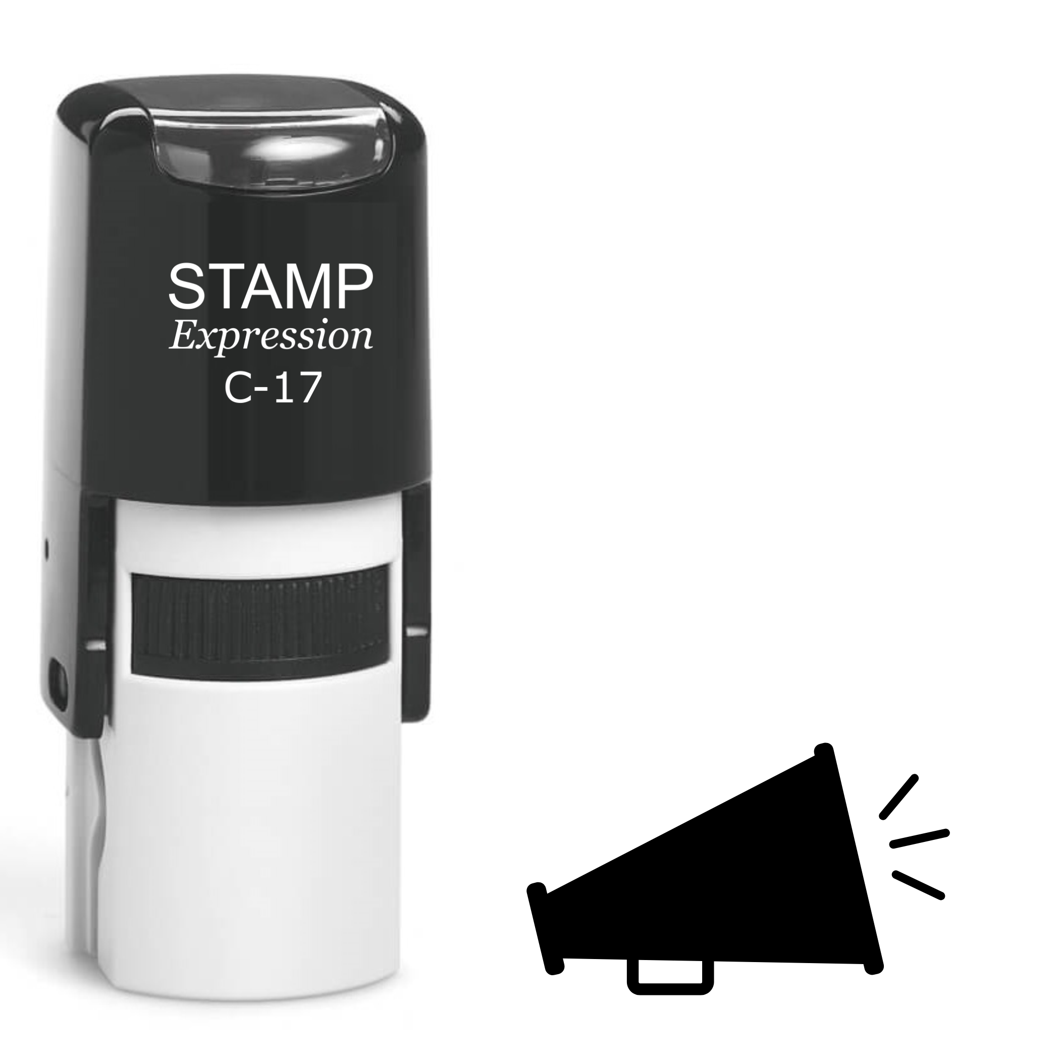 Megaphone Self Inking Rubber Stamp (SH-62359)