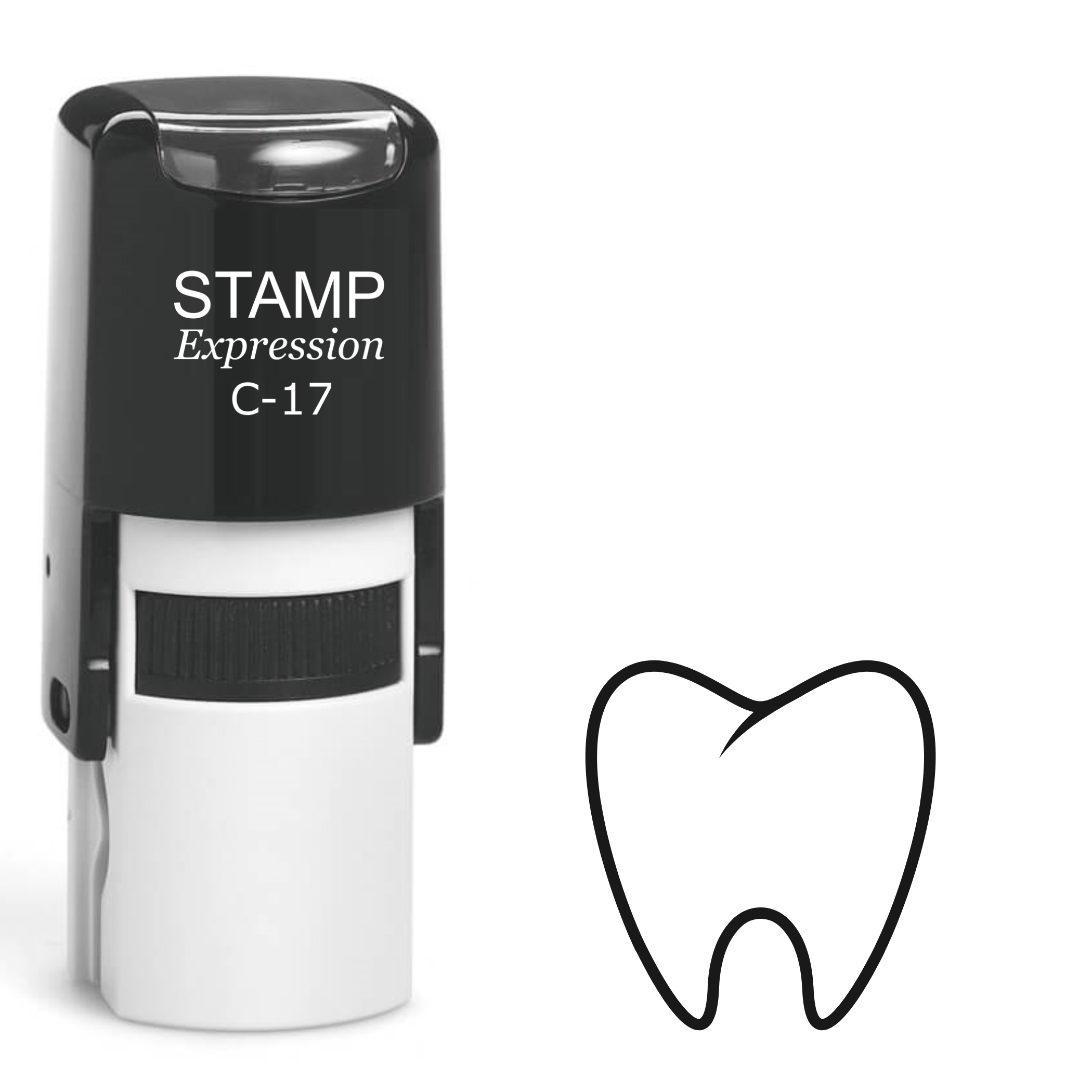 Tooth Dentist Self Inking Rubber Stamp (SH-62360)