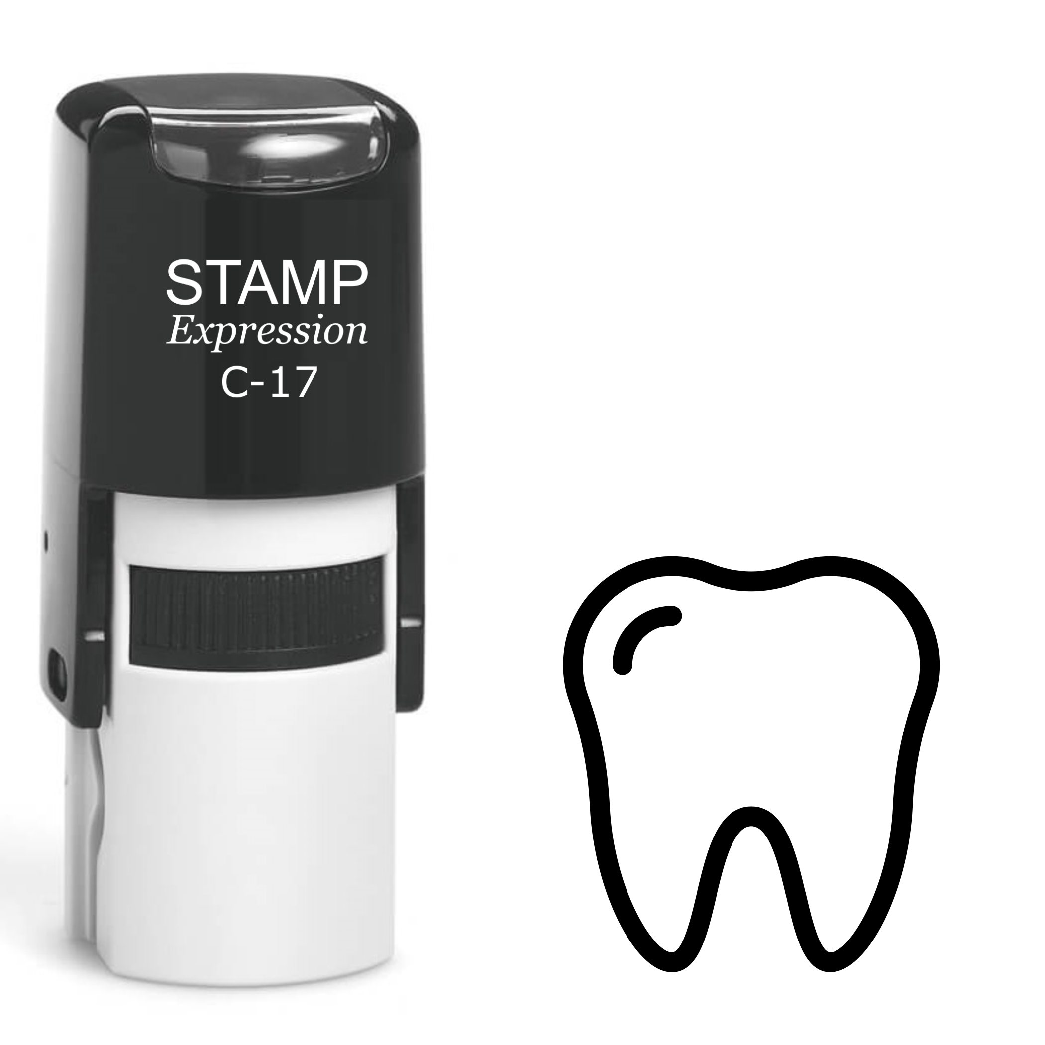 Tooth Dentist Self Inking Rubber Stamp (SH-62362)