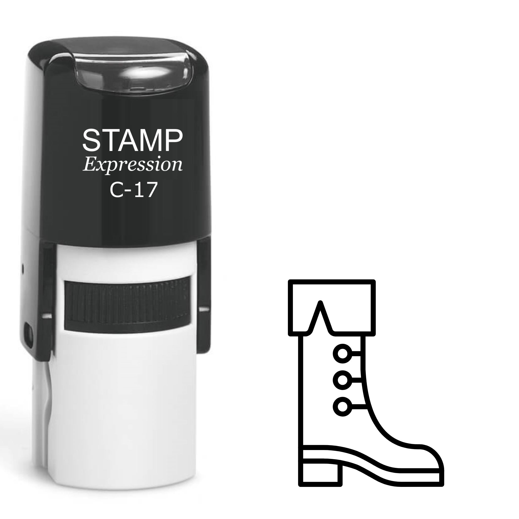 Boot Self Inking Rubber Stamp (SH-62365)