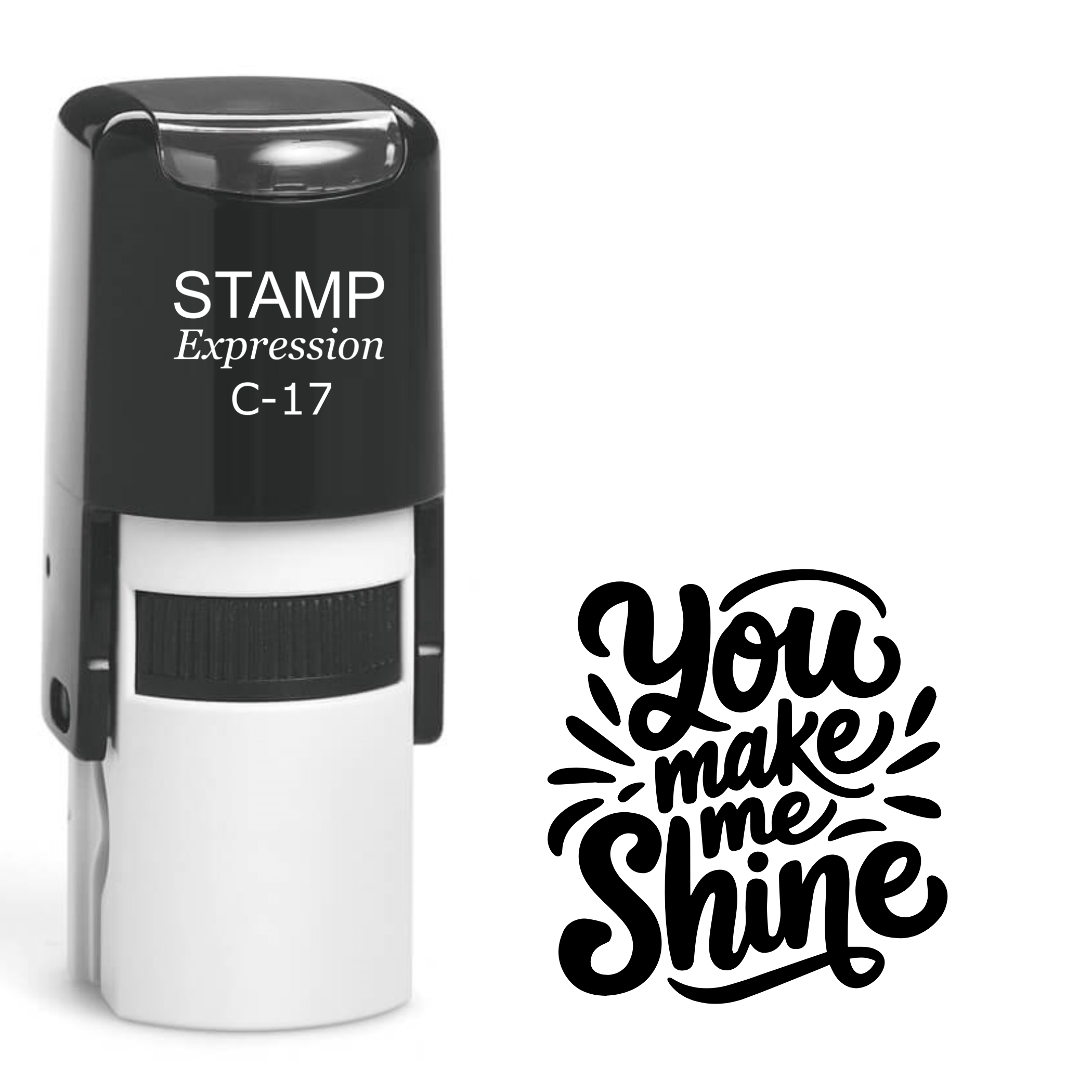 You Make Me Shine Self Inking Rubber Stamp (SH-62376)