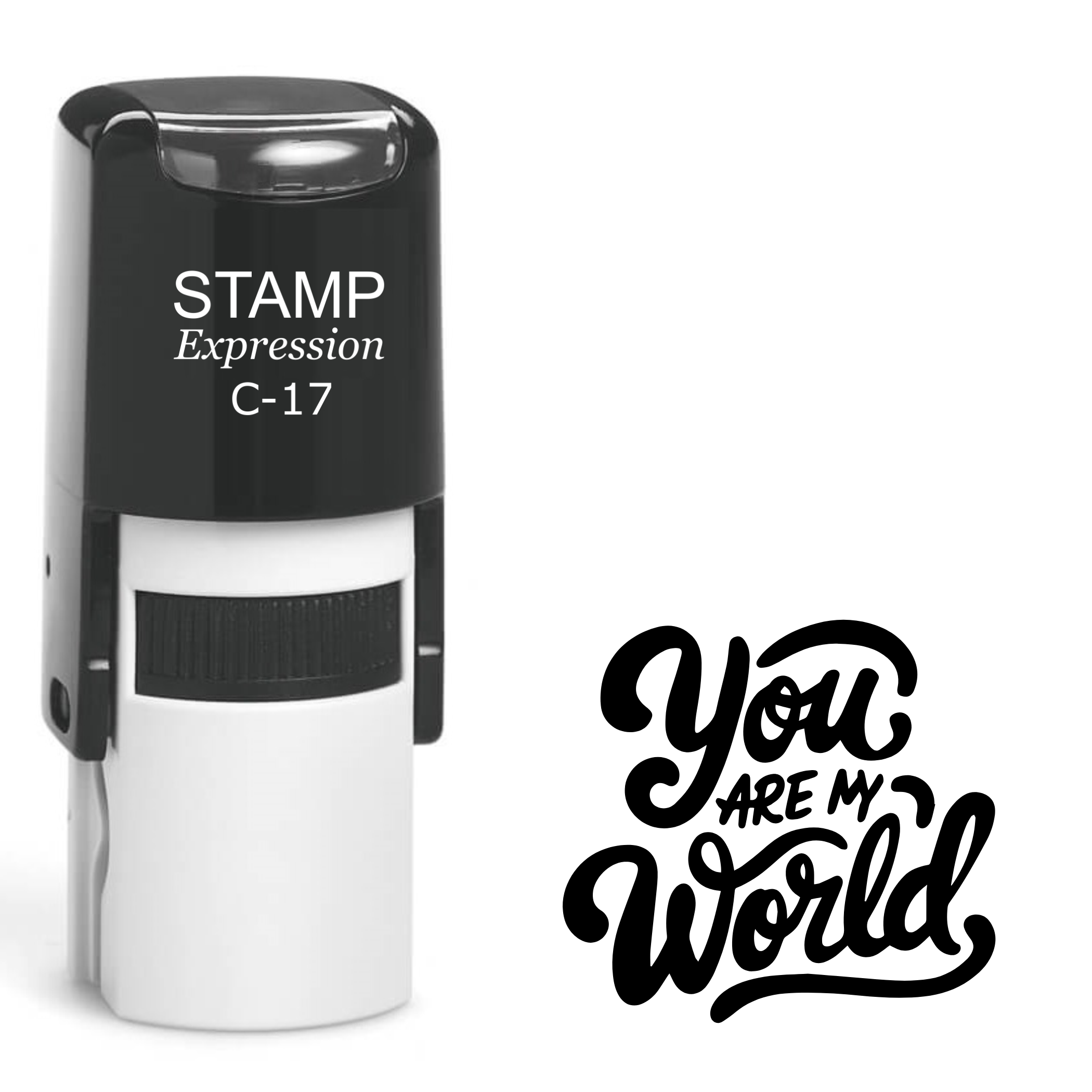 You Are My World Self Inking Rubber Stamp (SH-62387)