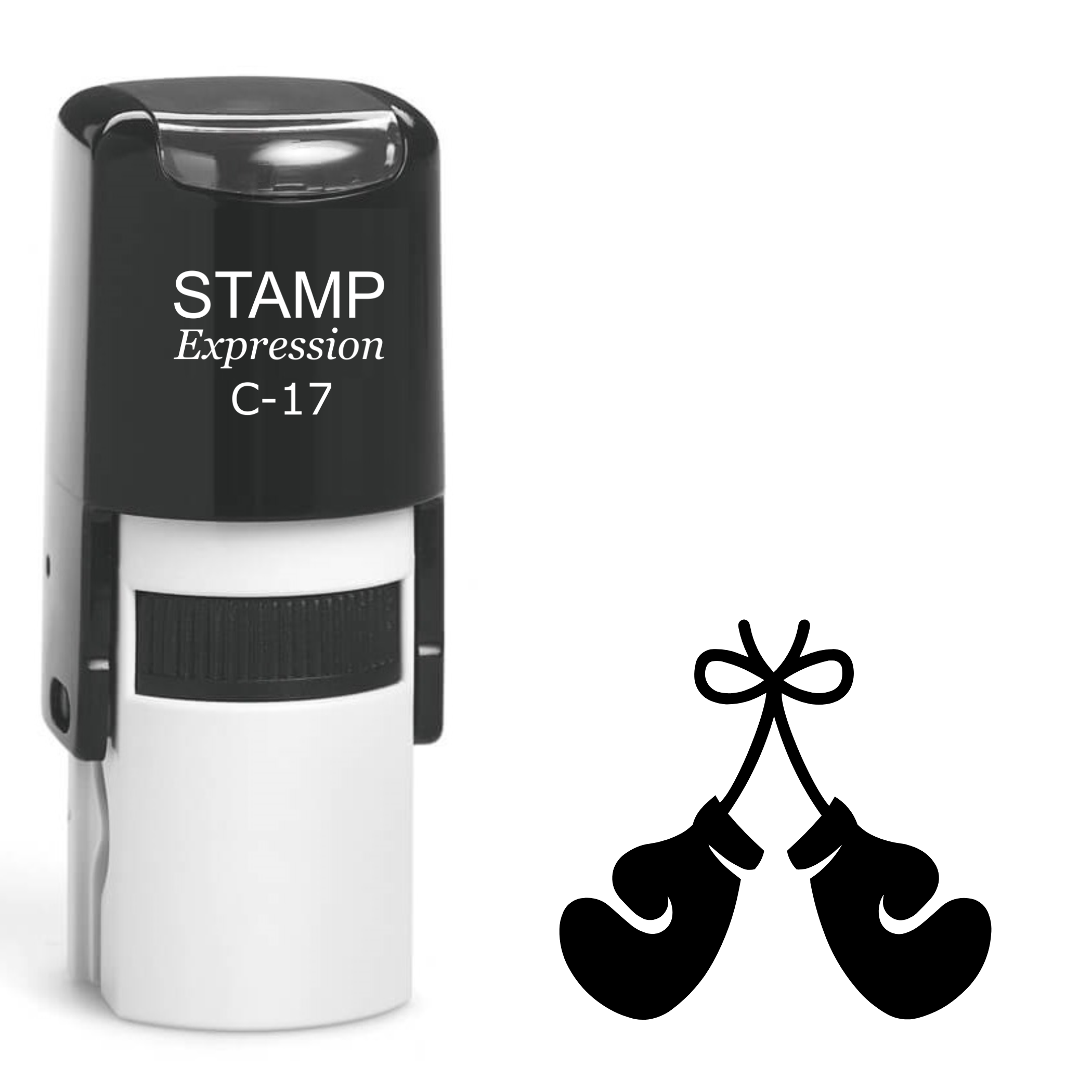 Boxing Gloves Self Inking Rubber Stamp (SH-62411)