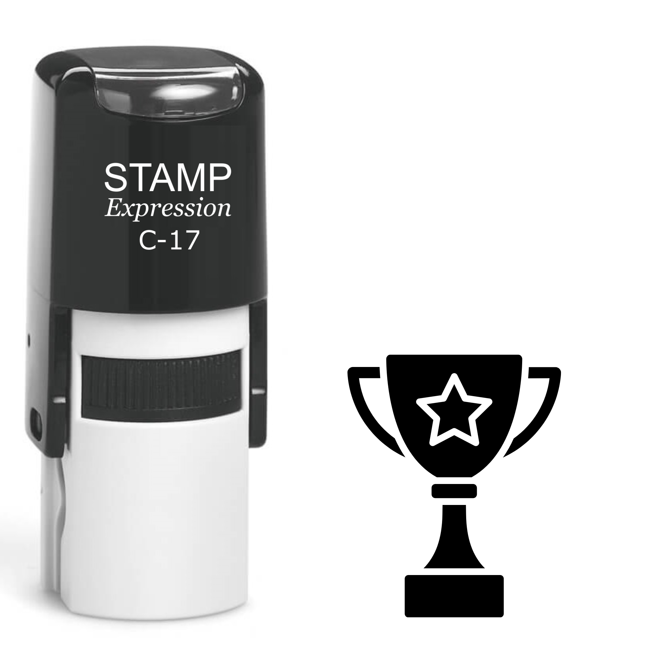 Trophy Cup Self Inking Rubber Stamp (SH-62421)