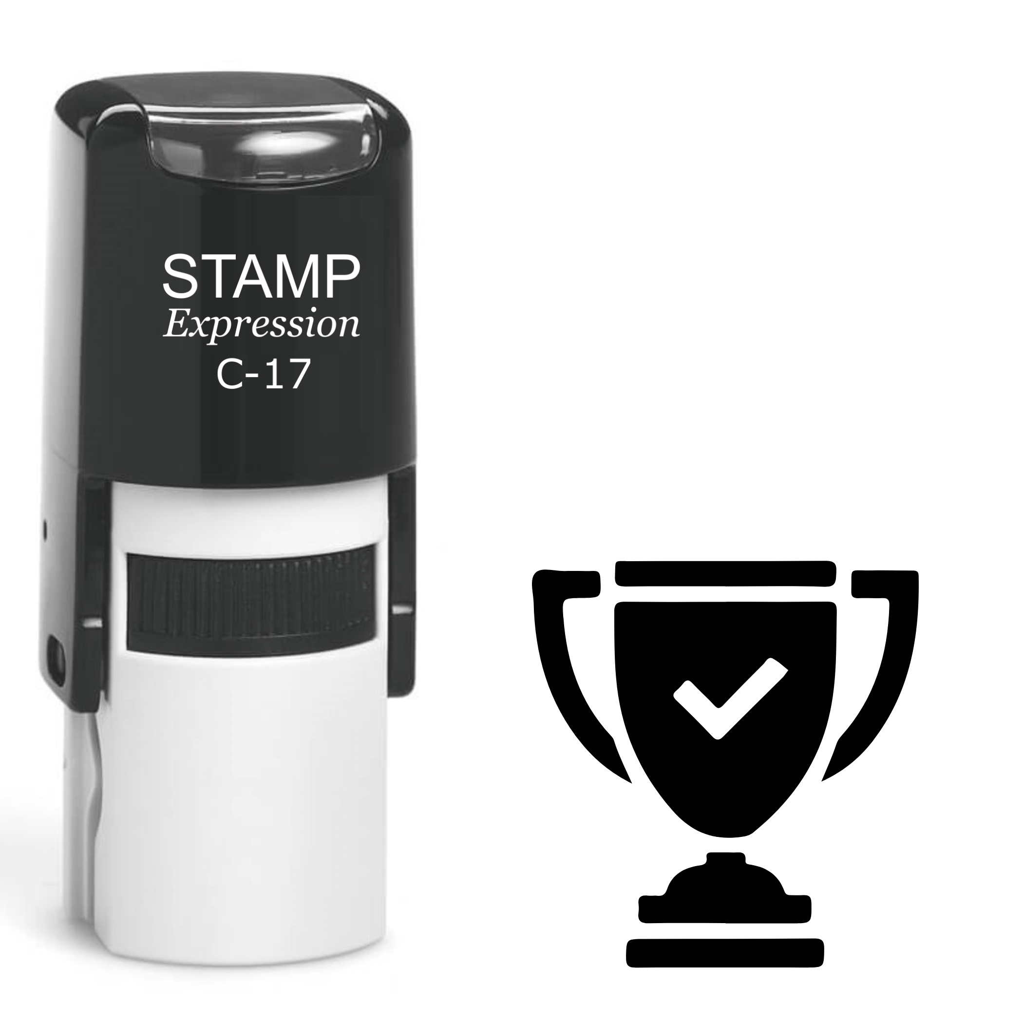 Trophy Cup Self Inking Rubber Stamp (SH-62422)