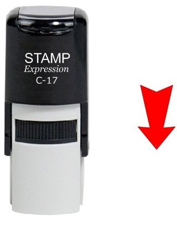 Down Arrow Self Inking Rubber Stamp (SH-6248)