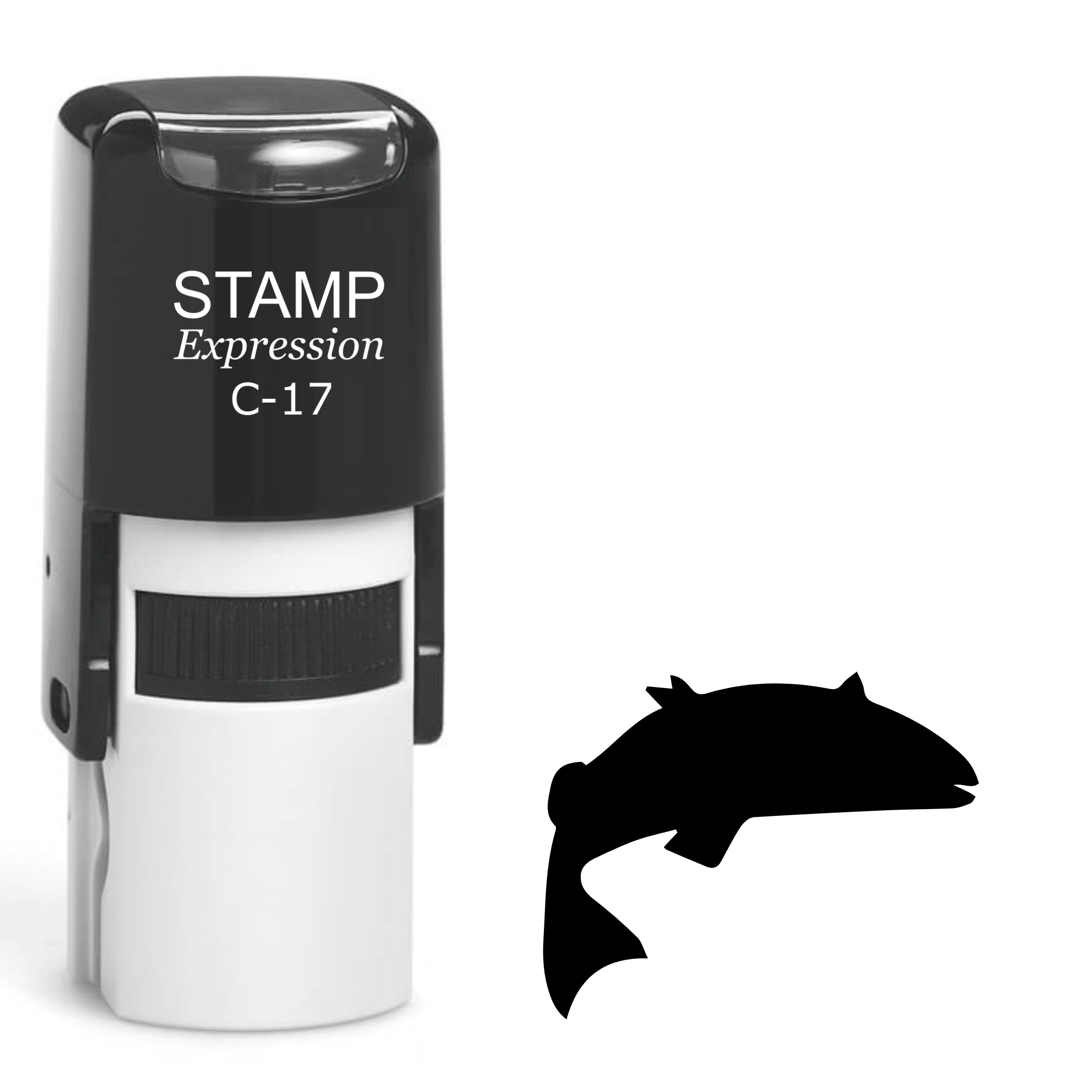 Fish Self Inking Rubber Stamp (SH-62493)