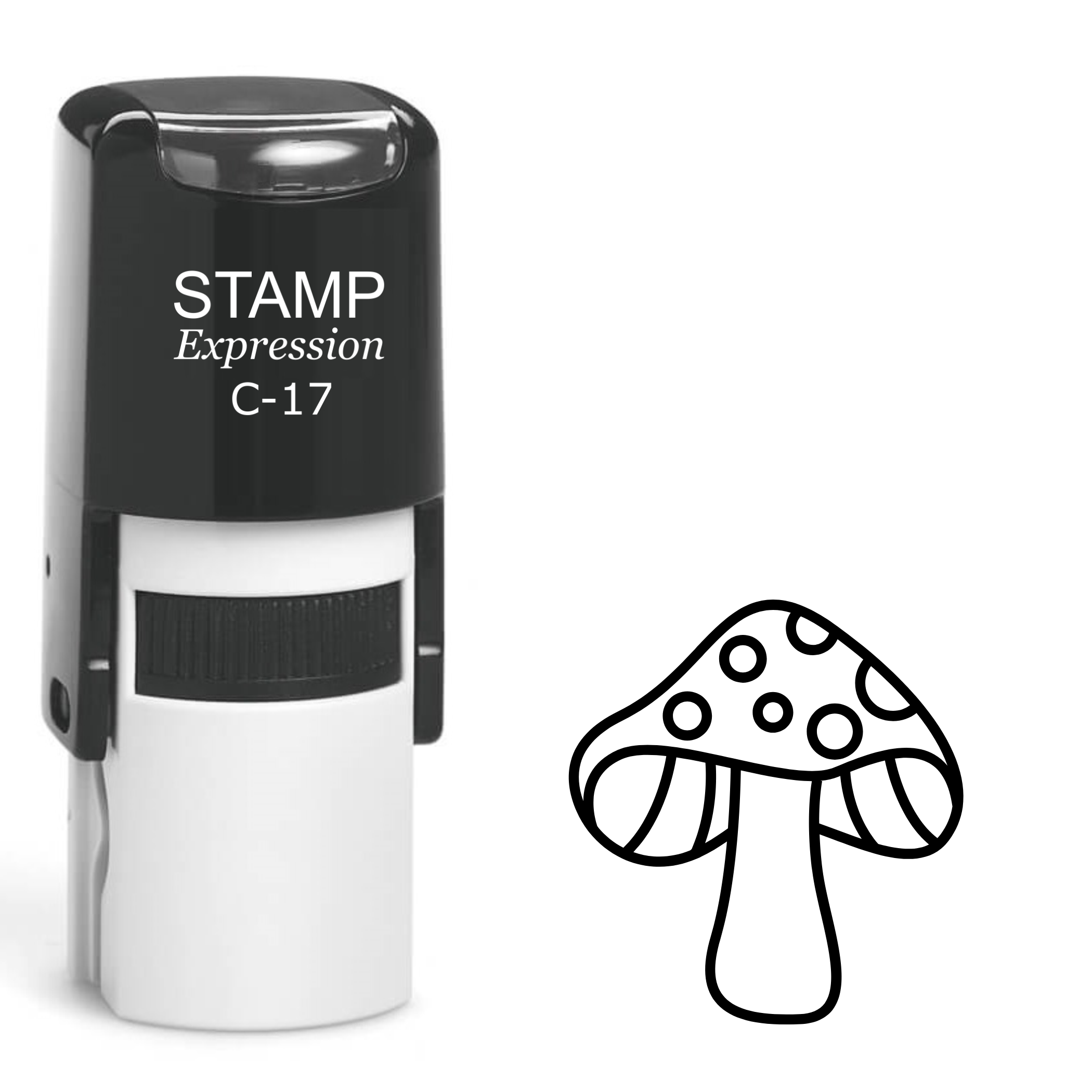 Mushroom Self Inking Rubber Stamp (SH-62516)
