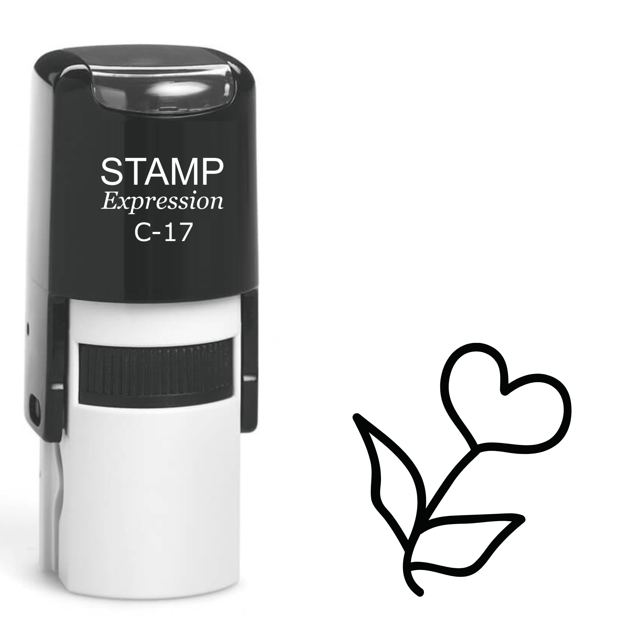 Flower Self Inking Rubber Stamp (SH-62524)