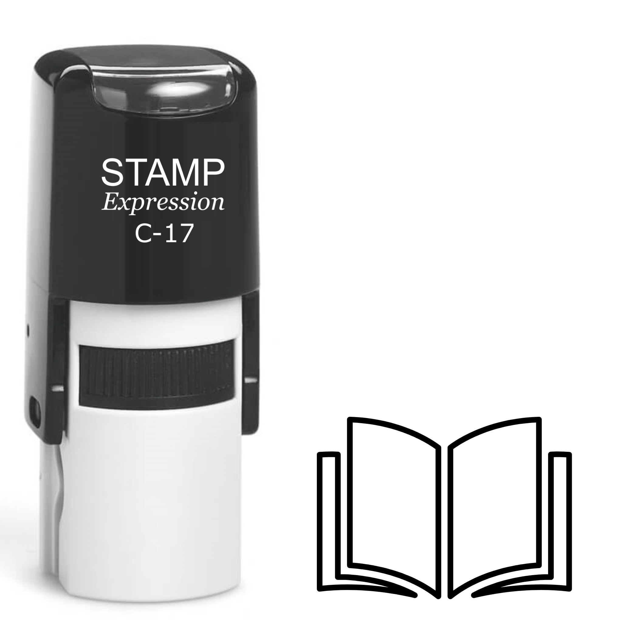 Book Self Inking Rubber Stamp (SH-62535)
