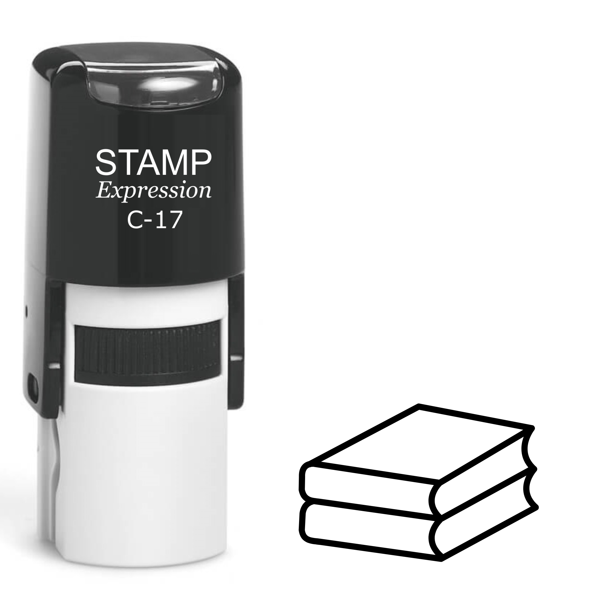 Book Self Inking Rubber Stamp (SH-62536)