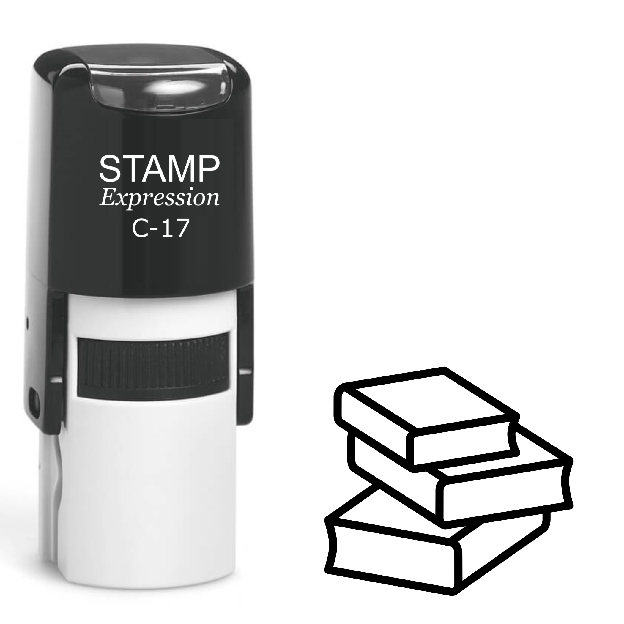 Books Self Inking Rubber Stamp (SH-62541)