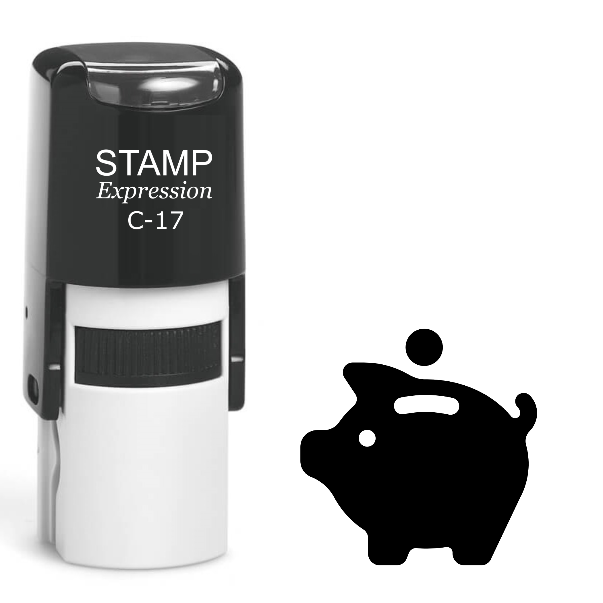 Piggy Bank Self Inking Rubber Stamp (SH-62548)