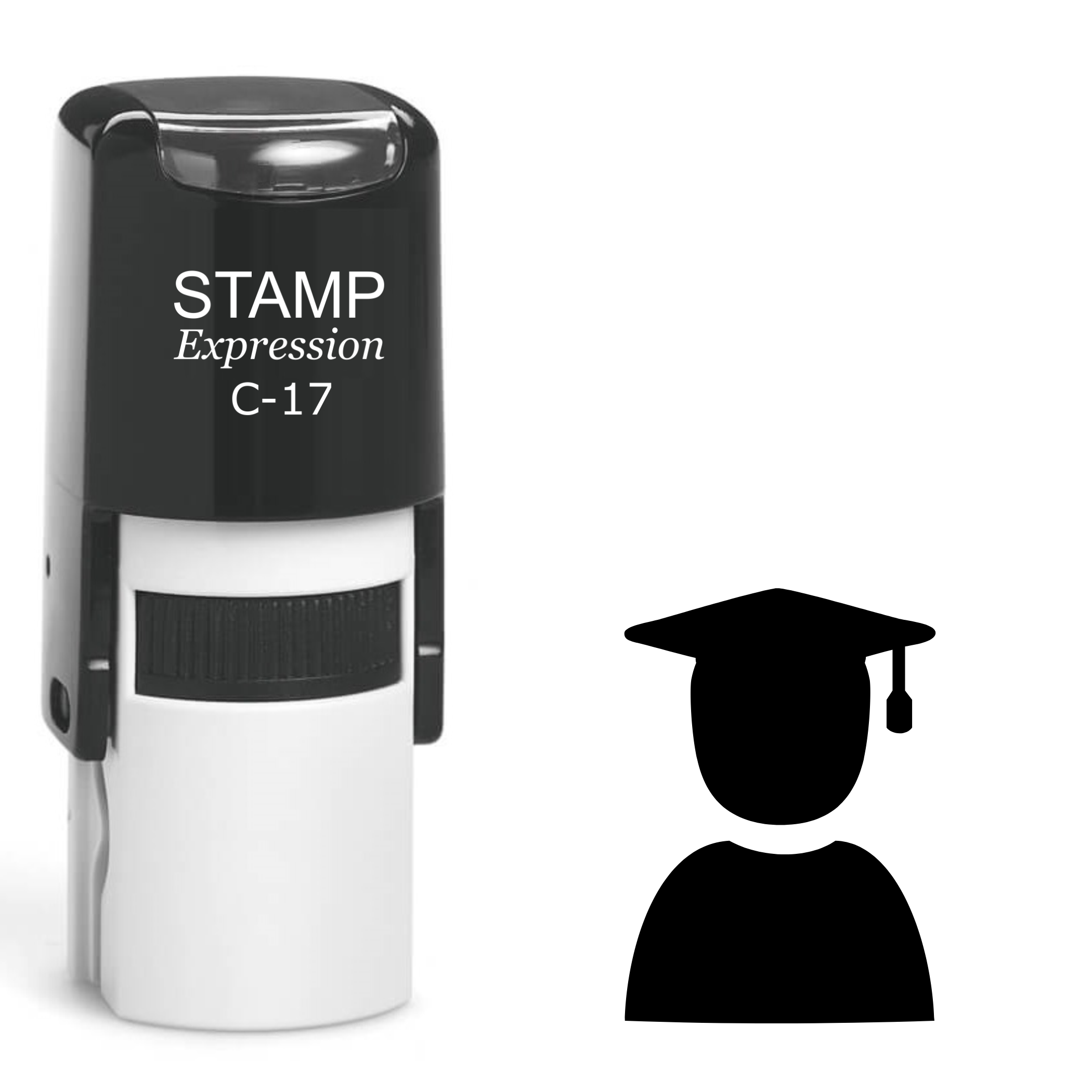 Graduate Self Inking Rubber Stamp (SH-62555)
