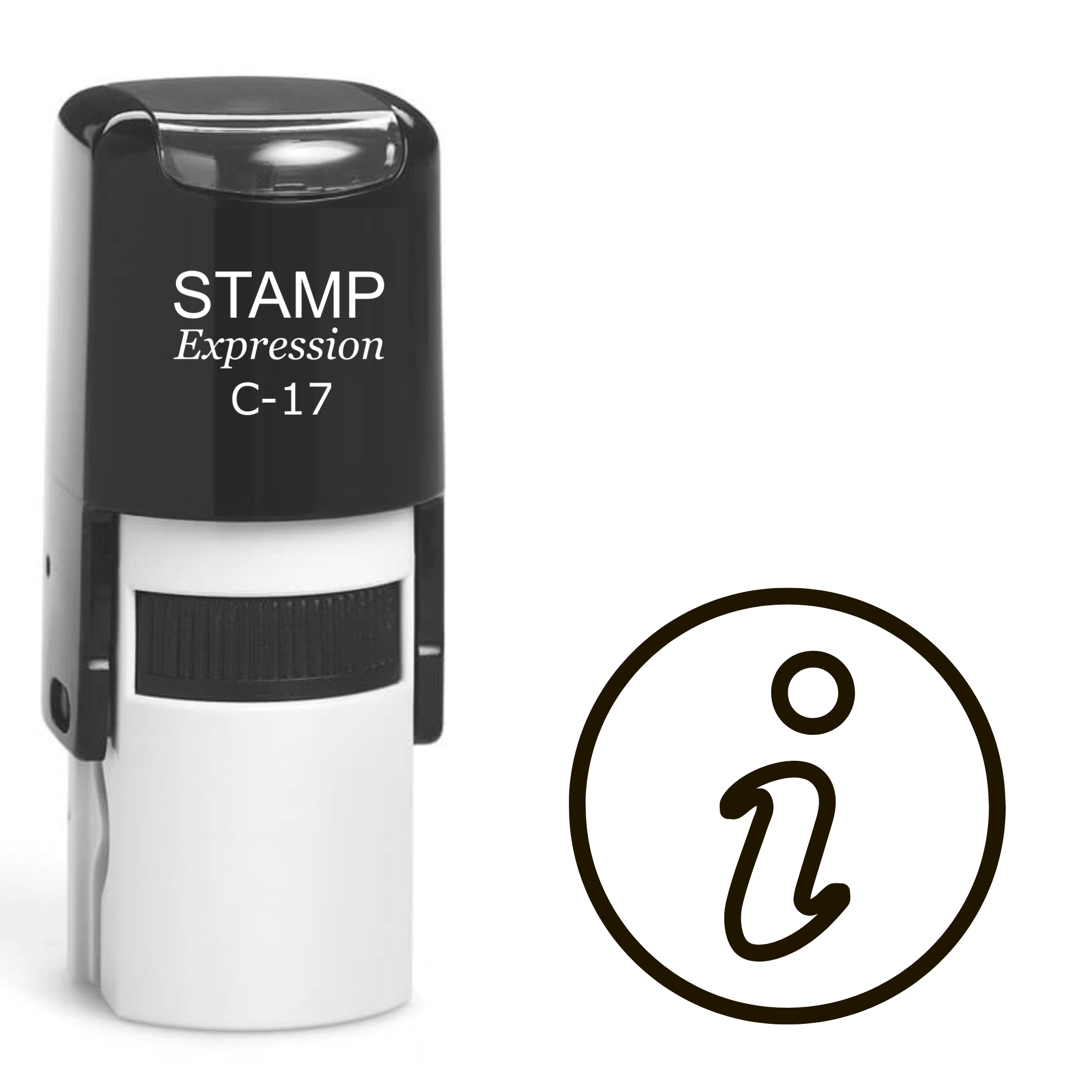 Information Symbol Self Inking Rubber Stamp (SH-62560)