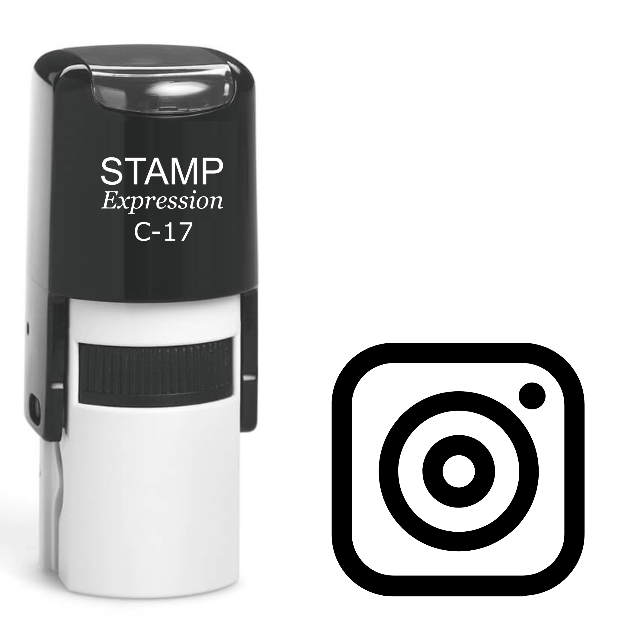 Instagram Icon Self Inking Rubber Stamp (SH-62575)