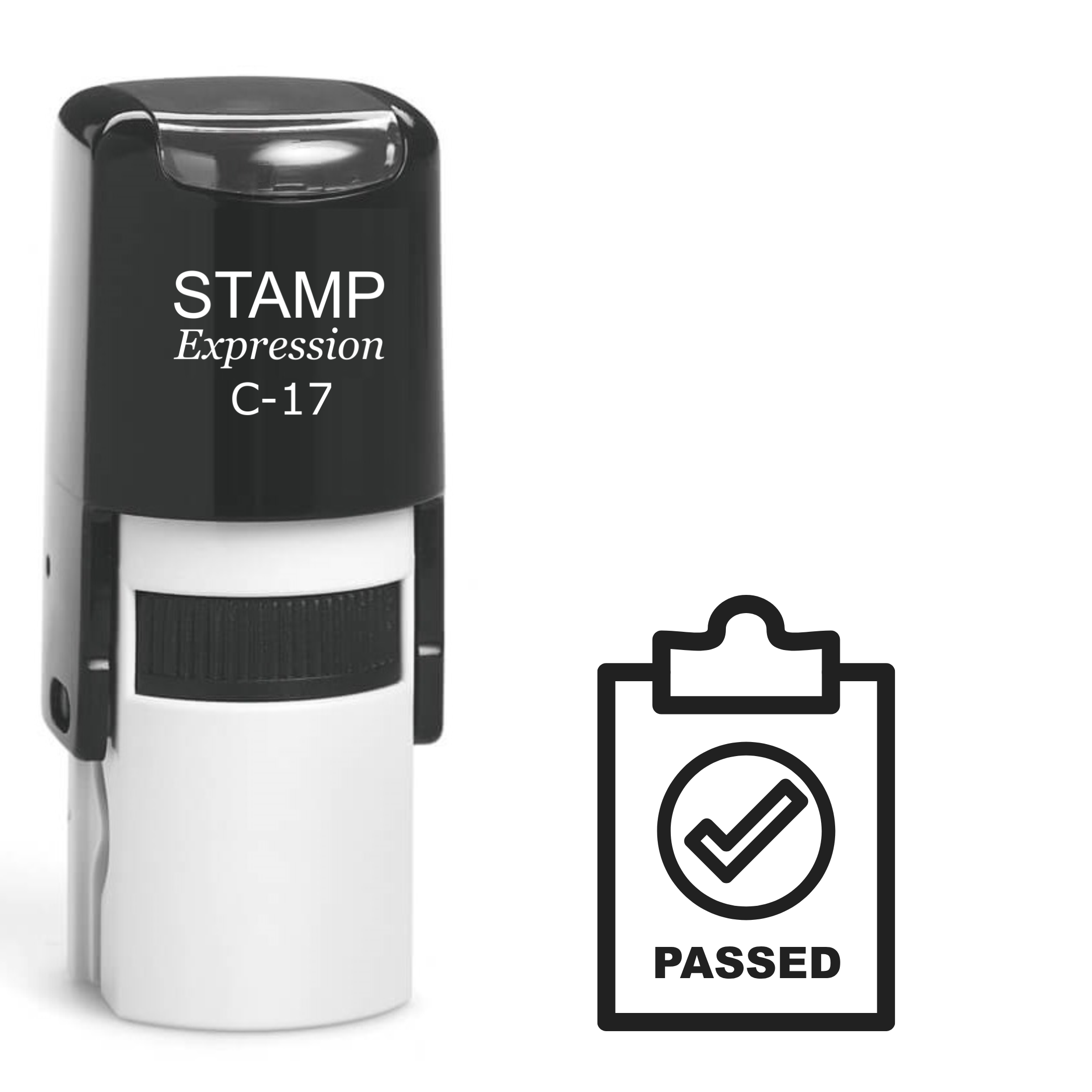 Passed Self Inking Rubber Stamp (SH-62576)