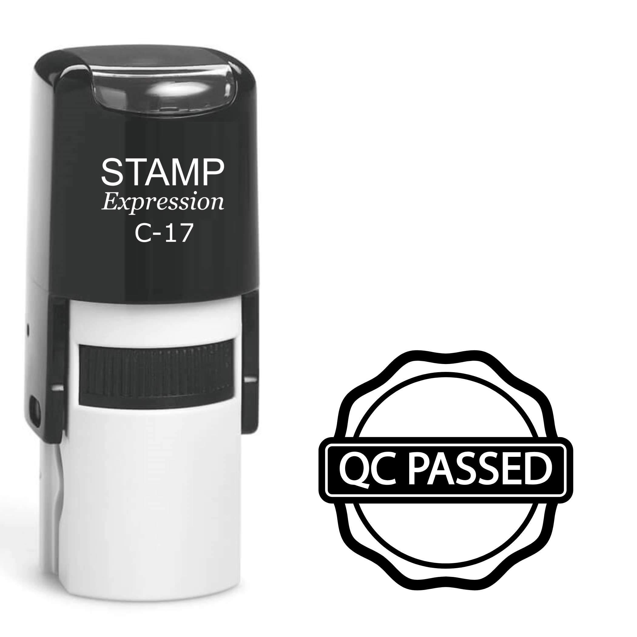 QC Approved Self Inking Rubber Stamp (SH-62577)