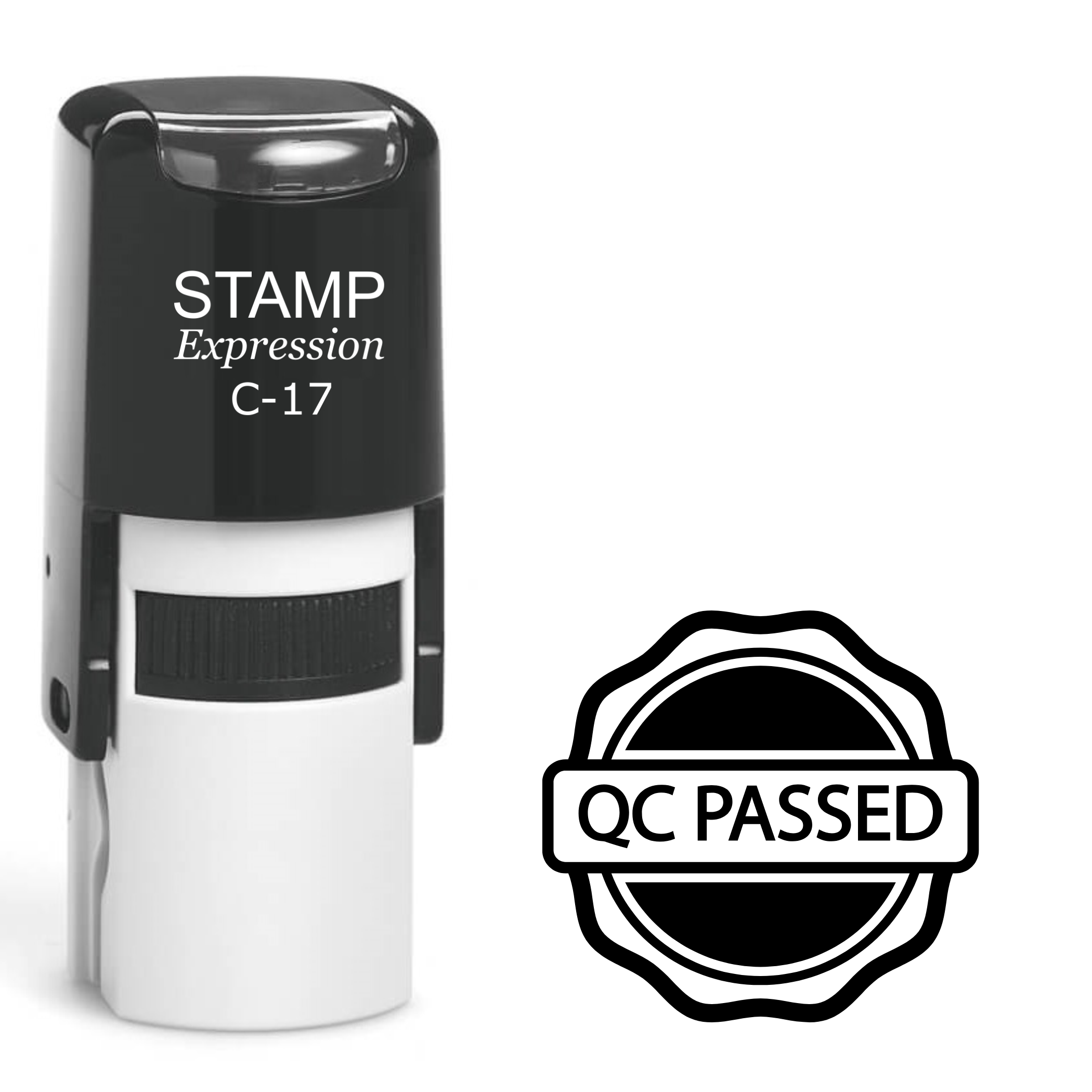 QC Passed Self Inking Rubber Stamp (SH-62579)