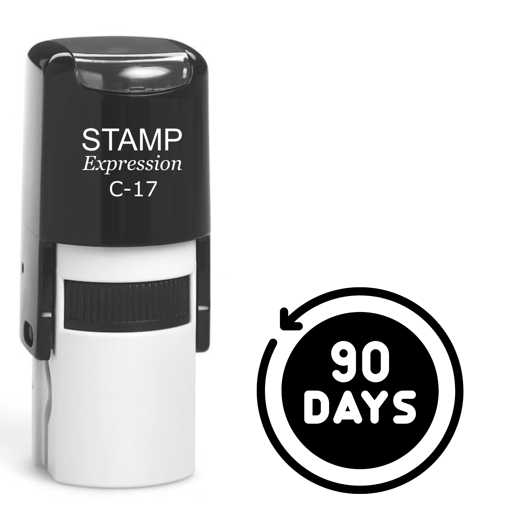 90 Days Self Inking Rubber Stamp (SH-62580)