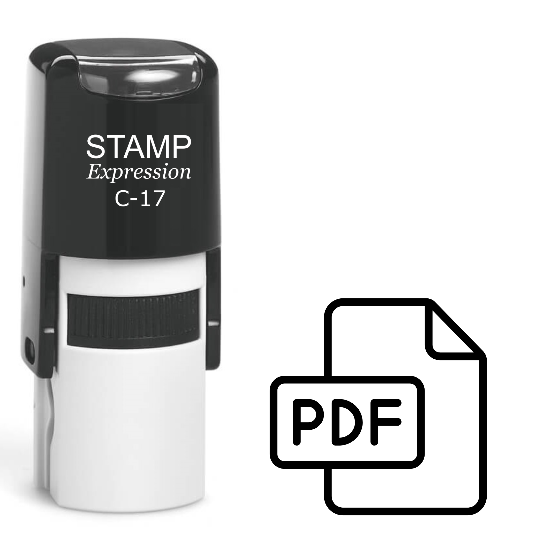 PDF Symbol Self Inking Rubber Stamp (SH-62606)