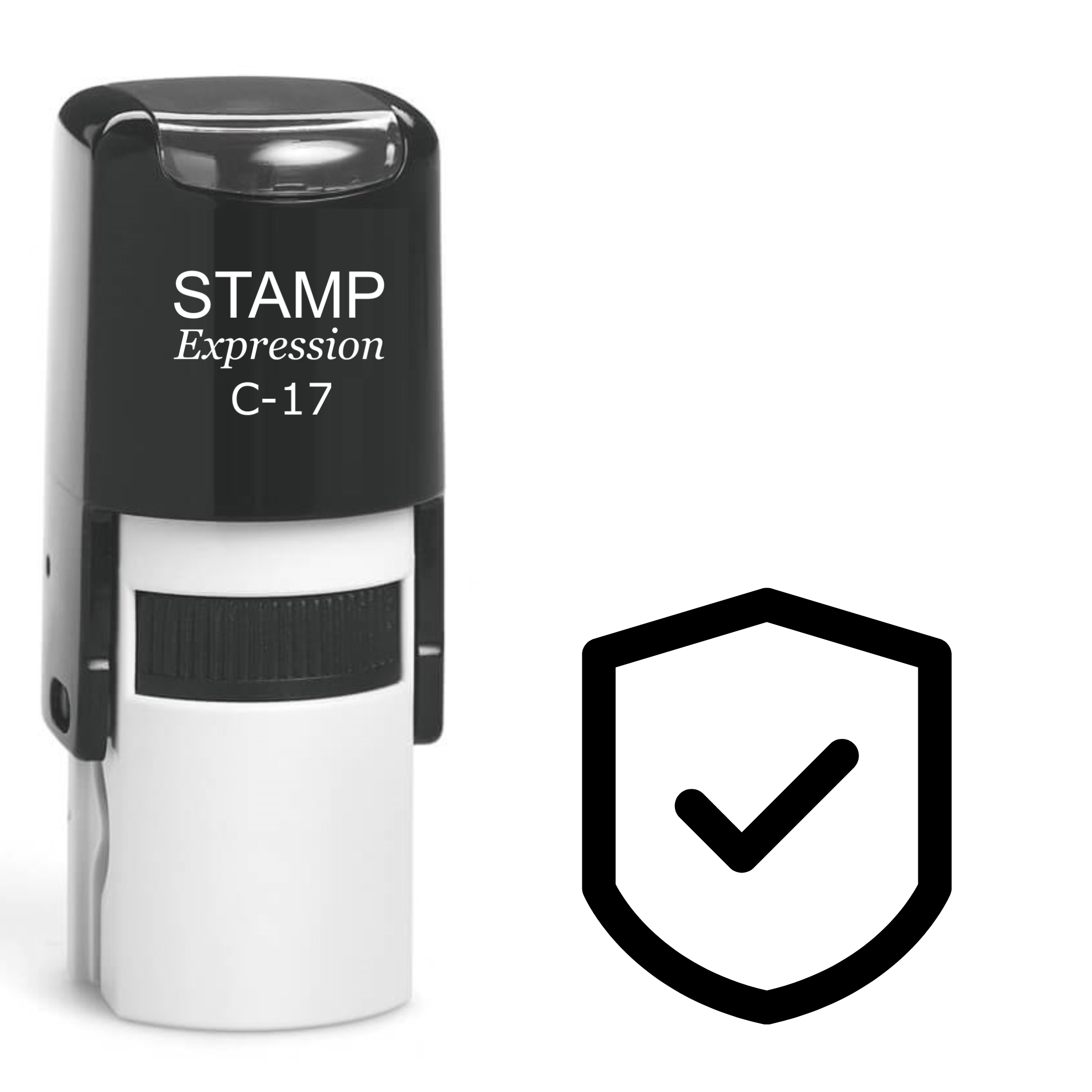 Check Shield Self Inking Rubber Stamp (SH-62627)