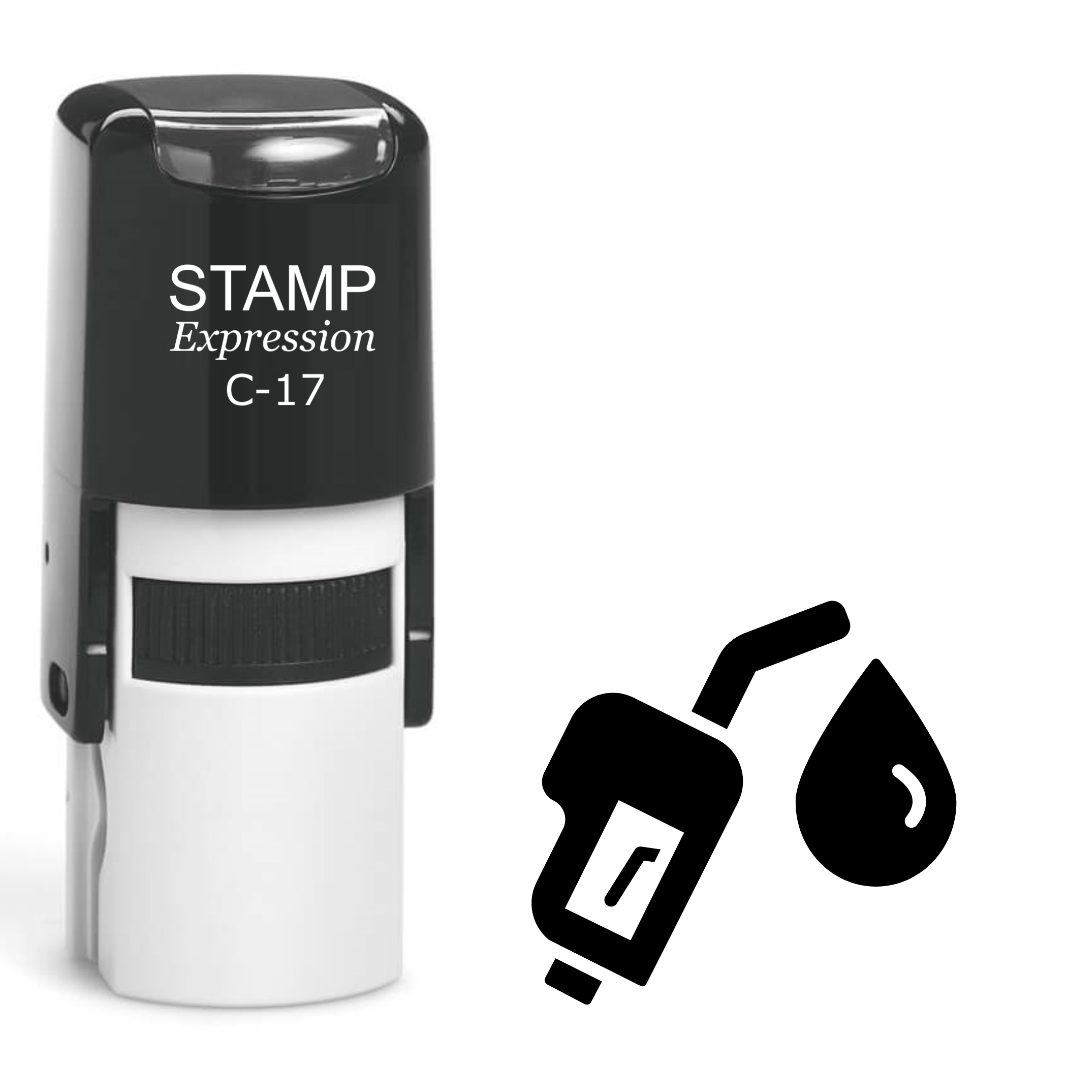 Gas Station Handle Self Inking Rubber Stamp (SH-62632)