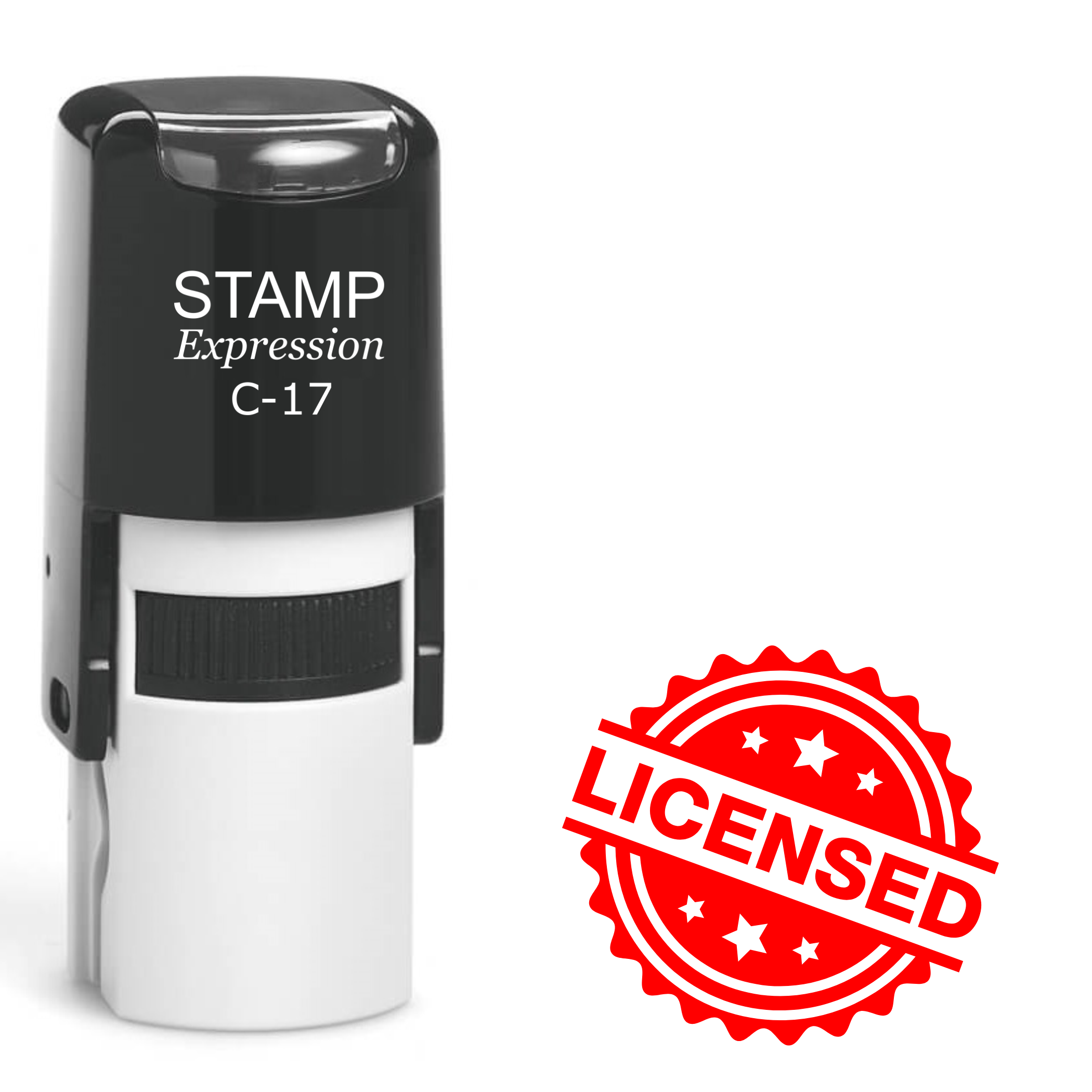 Licensed Self Inking Rubber Stamp (SH-62643)
